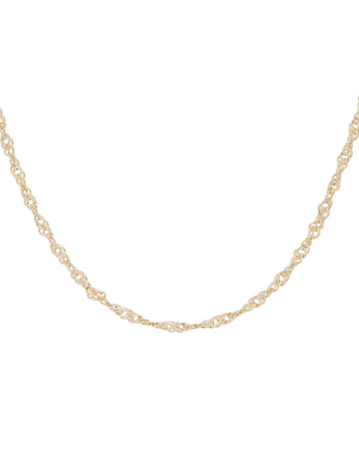 14K Solid Gold Hong Rope Necklace