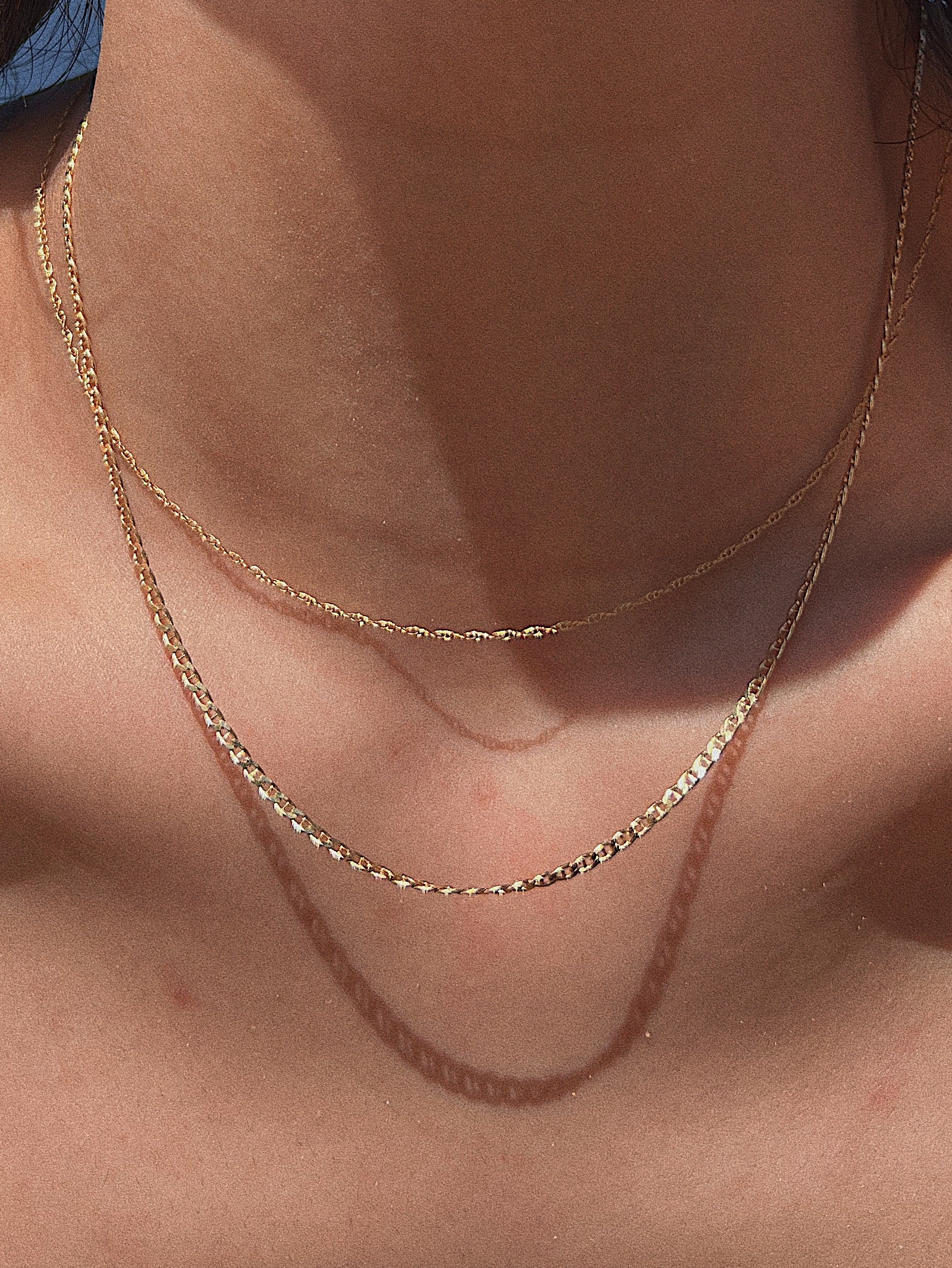 14K Solid Gold Hong Rope Necklace - Image 2
