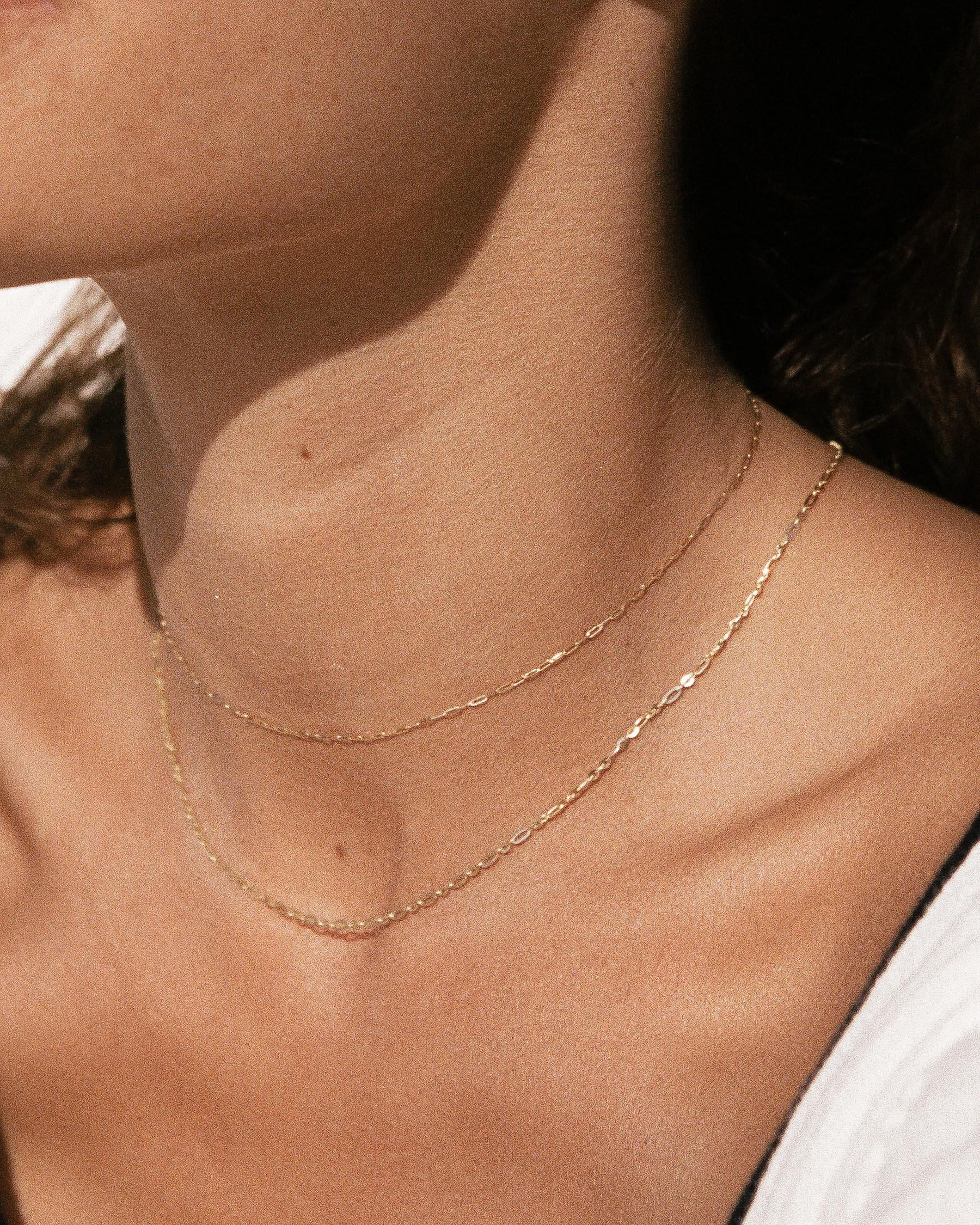 14K Solid Gold Rosalita Necklace - Image 2
