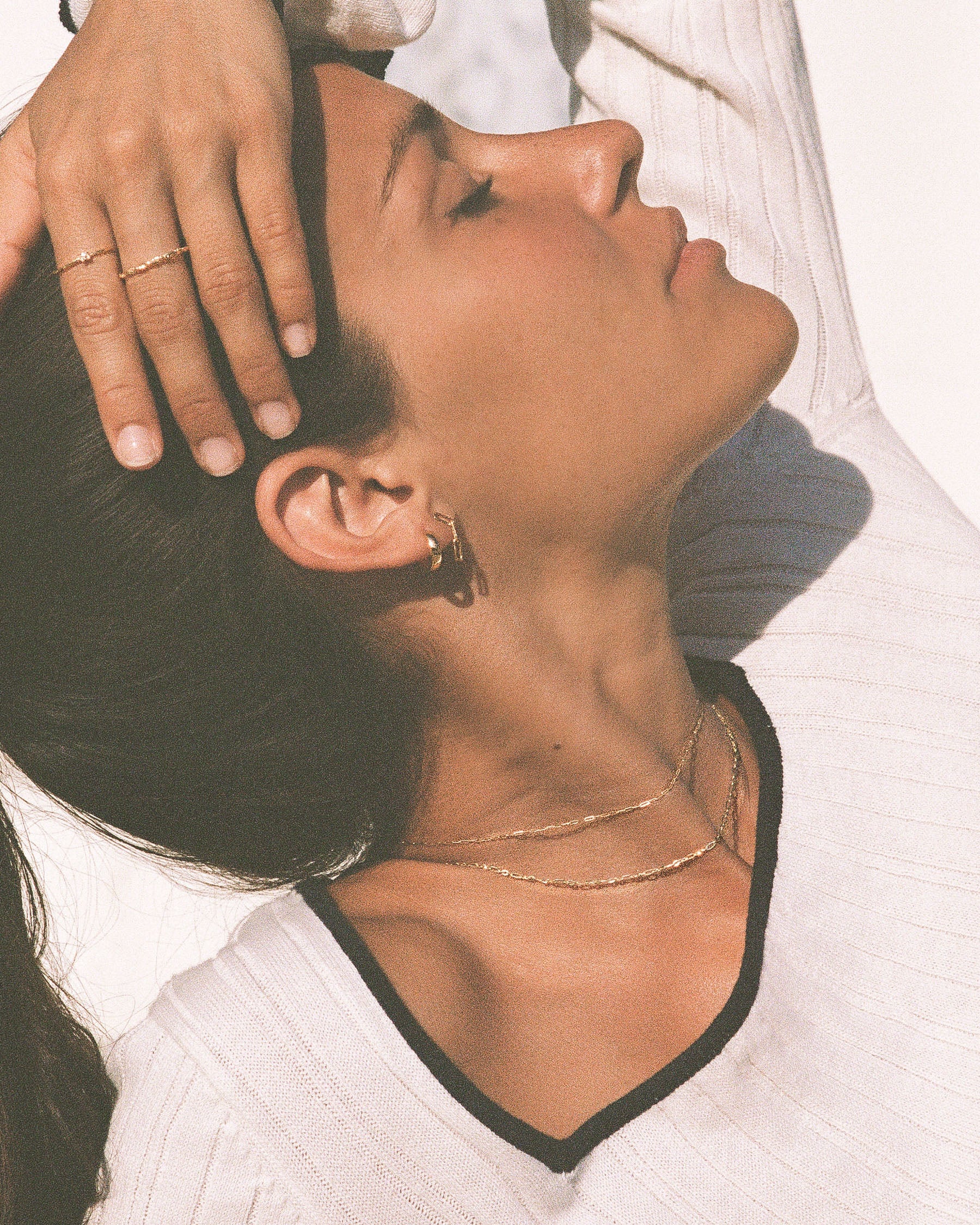 14K Solid Gold Rosalita Necklace - Image 5