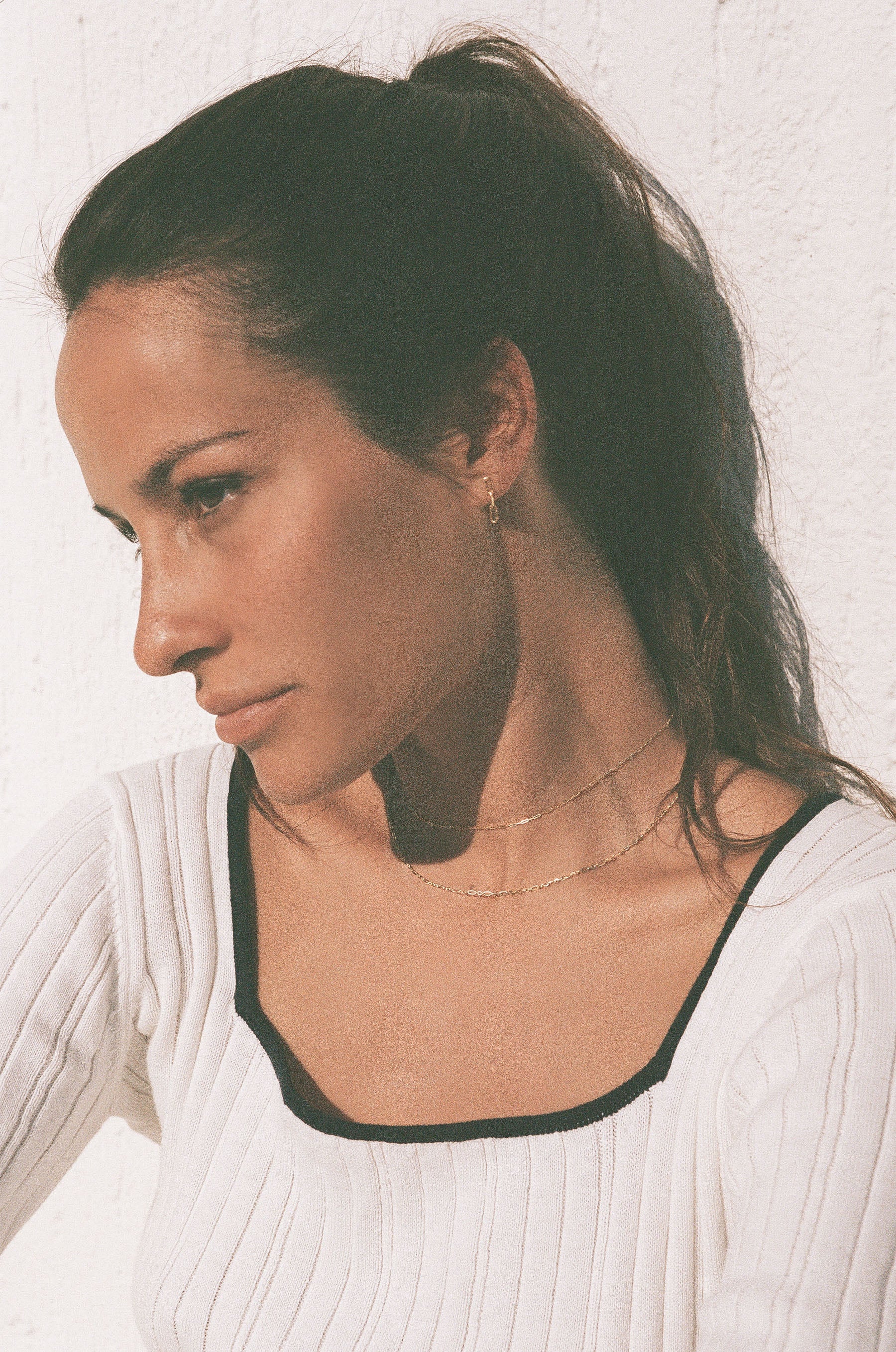 14K Solid Gold Rosalita Necklace - Image 6