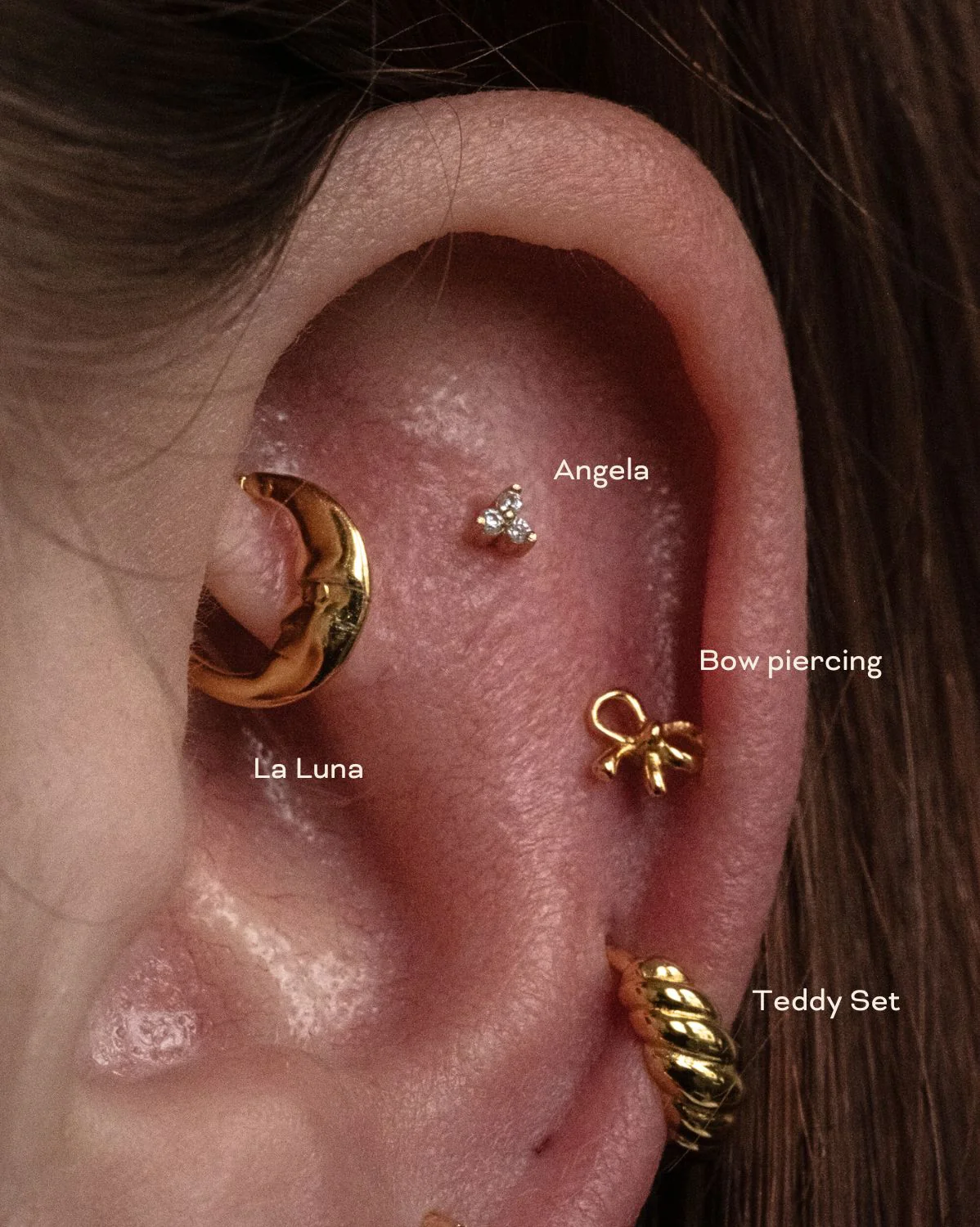 Angela Tiny Trio Stud - Image 2