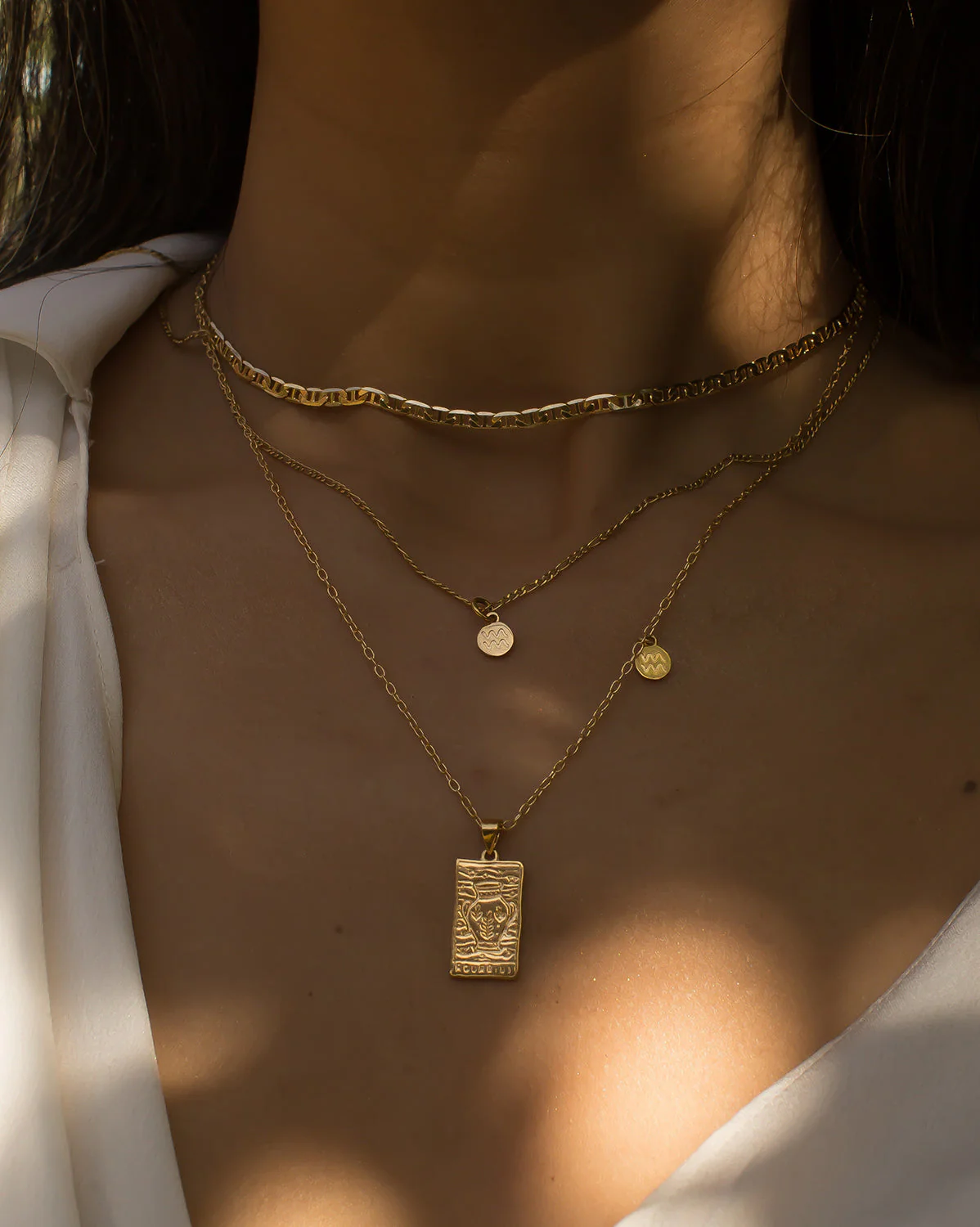 Aquarius Zodiac Necklace - Image 8