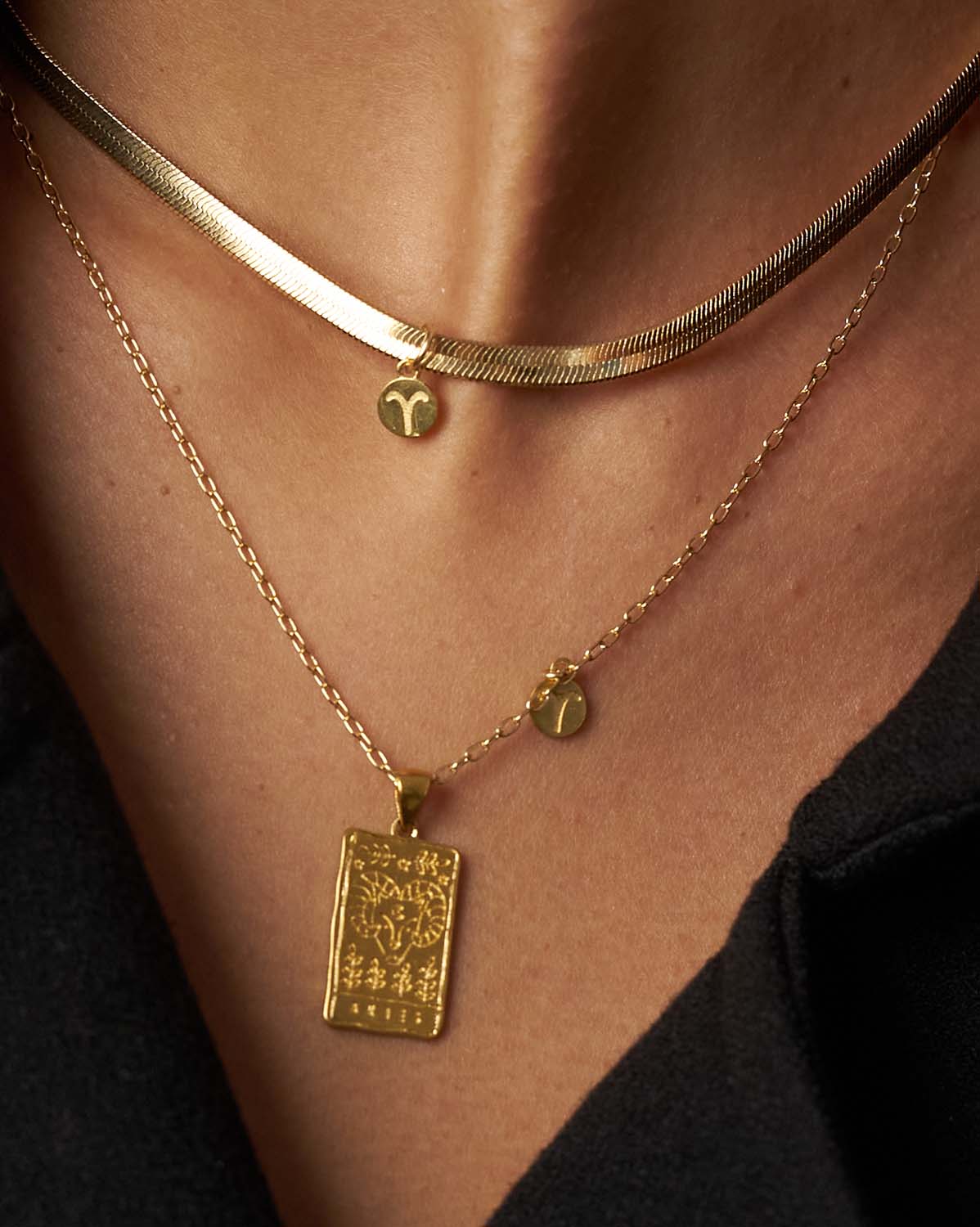 Aries Zodiac Necklace - Image 2