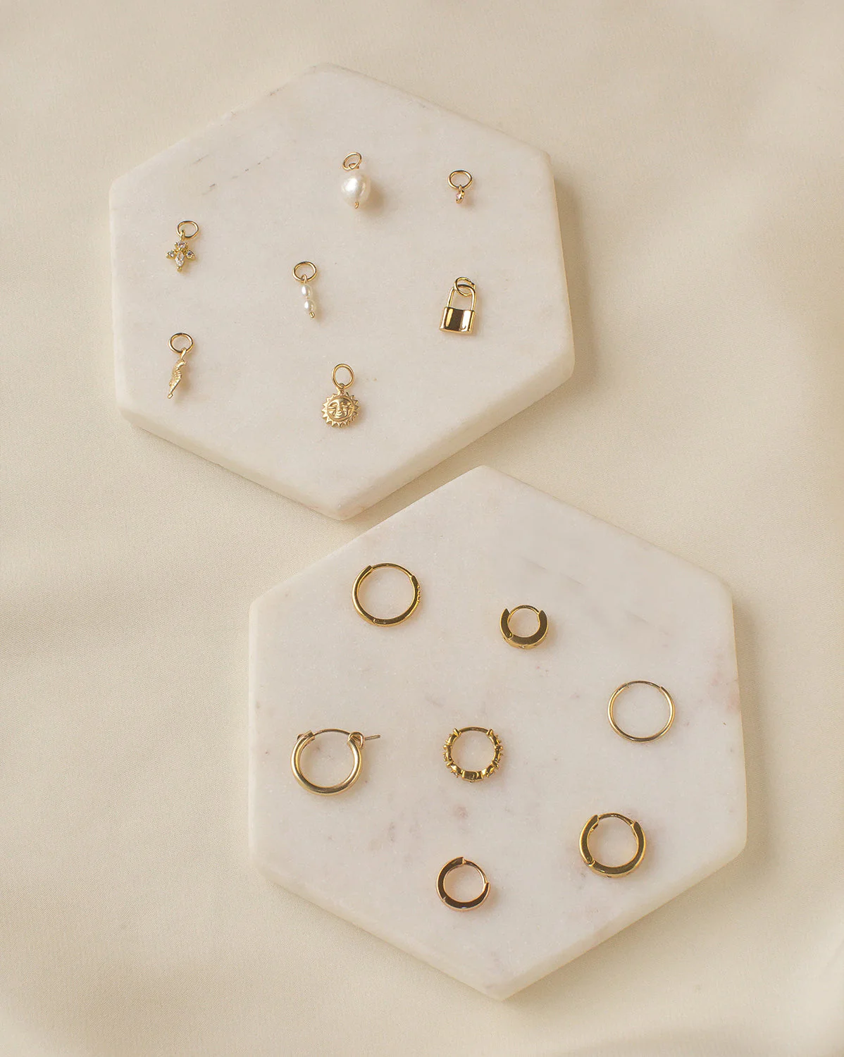 Aurelia Gemstone Huggie Hoops - Image 10