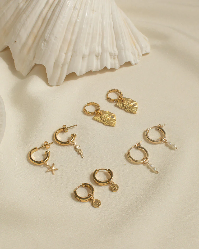Aurora Bold Gemstone Hoops - Image 8