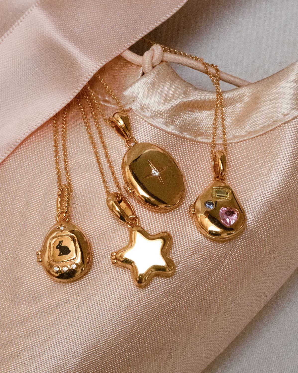 Billie Engravable Gemstone Locket Necklace - Image 6