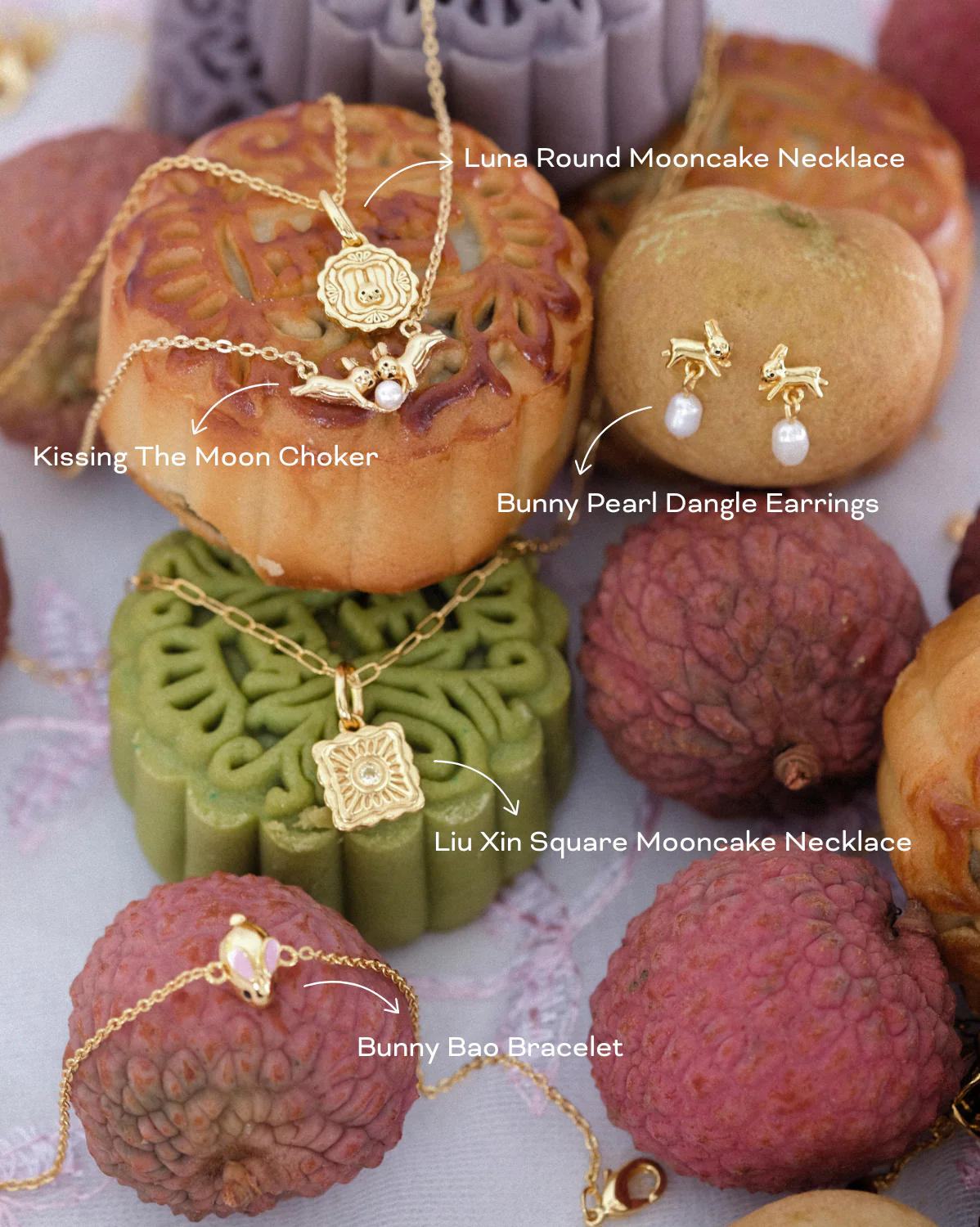 Liu Xin Square Mooncake Necklace - Image 8