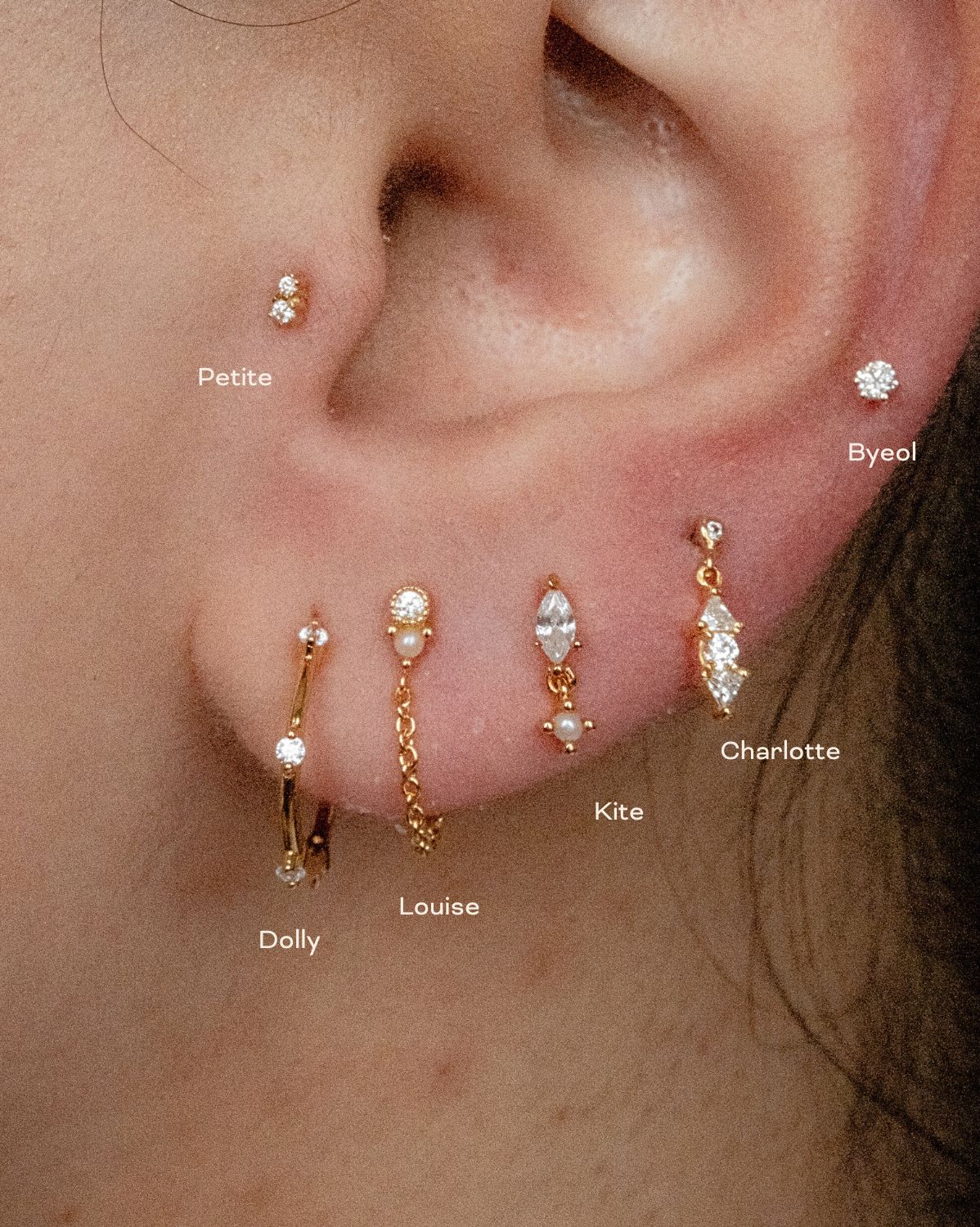 Charlotte Dangle Piercing Stud - Image 3
