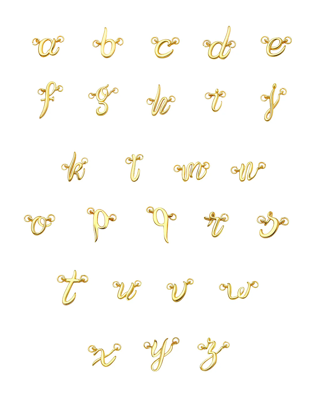 Custom Cursive Initial Necklace (up to 7 letters) - Image 3