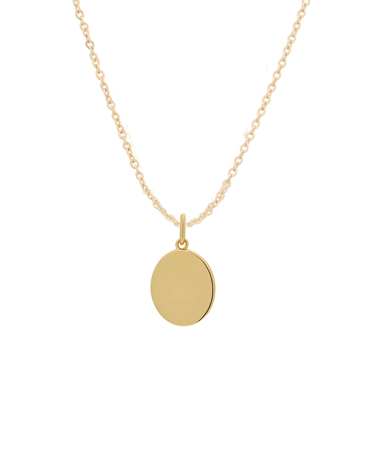 Custom Engraved Oval Necklace - Image 11