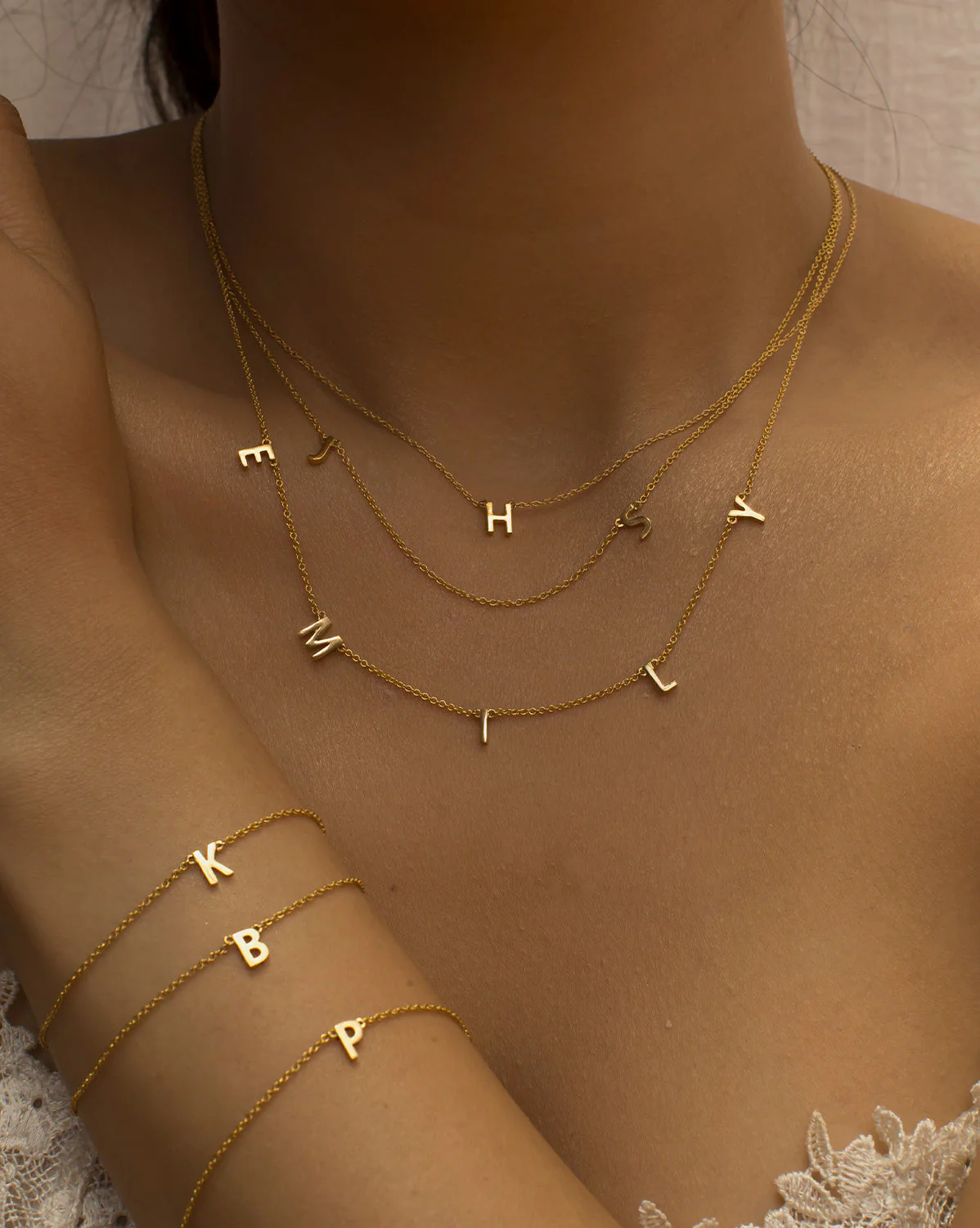 Custom Single Initial Necklace - Image 15
