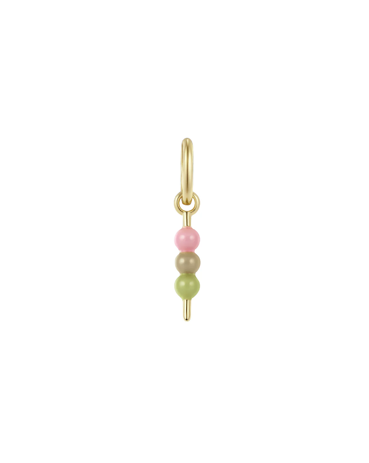 Solid Gold Dango Charm