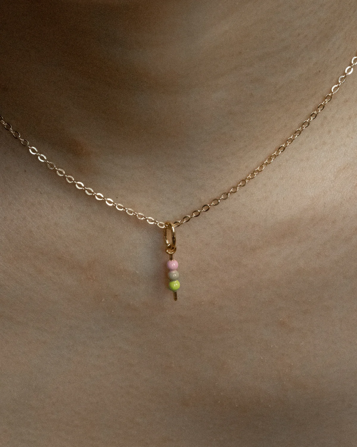 Solid Gold Dango Charm - Image 2