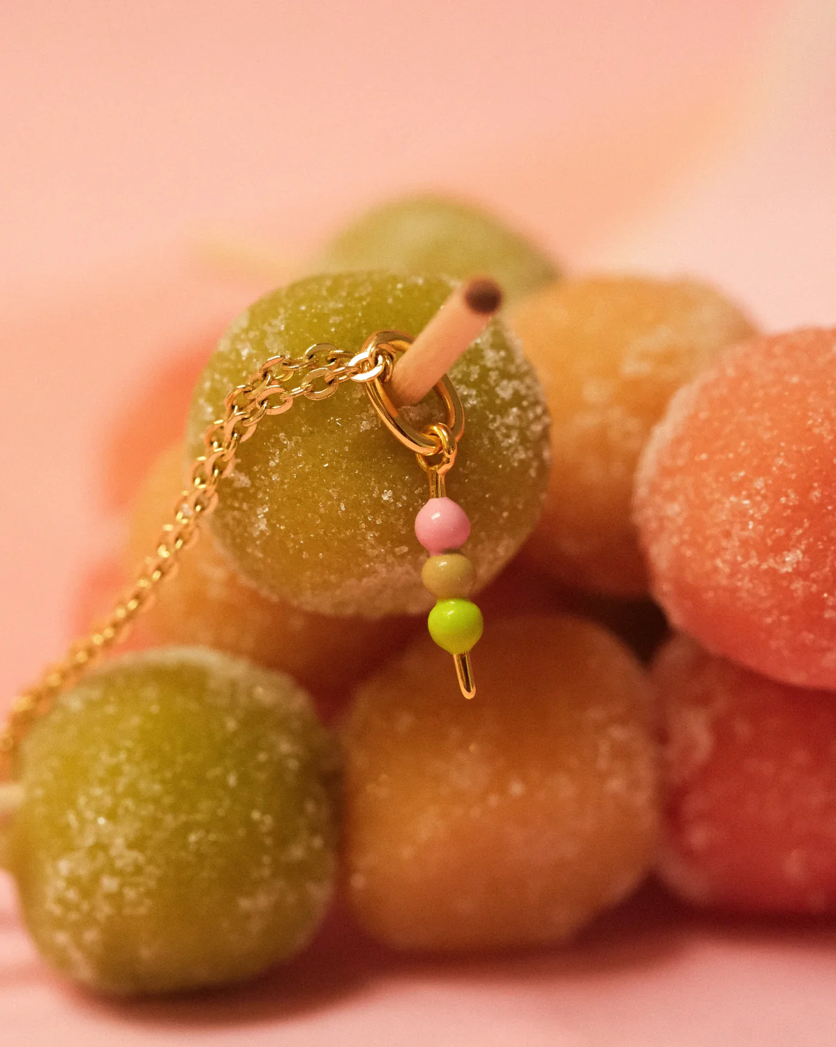 Solid Gold Dango Charm - Image 4