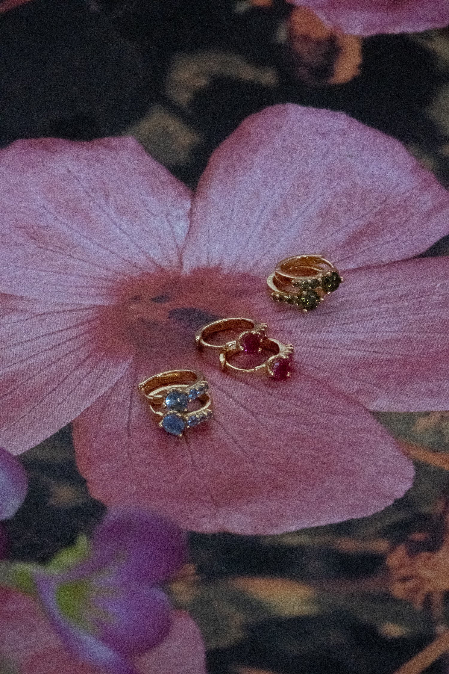 Darcy Hoops - Hot Pink CZ - Image 9