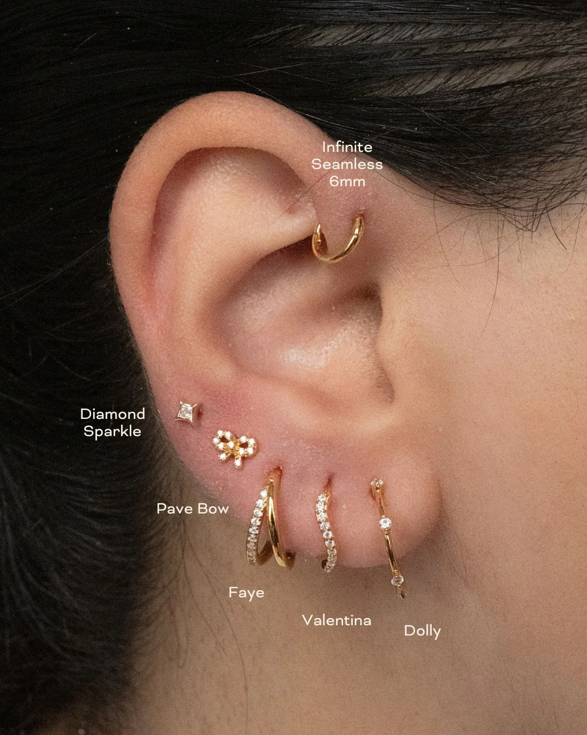 Faye Pave Clicker Hoops - Image 6
