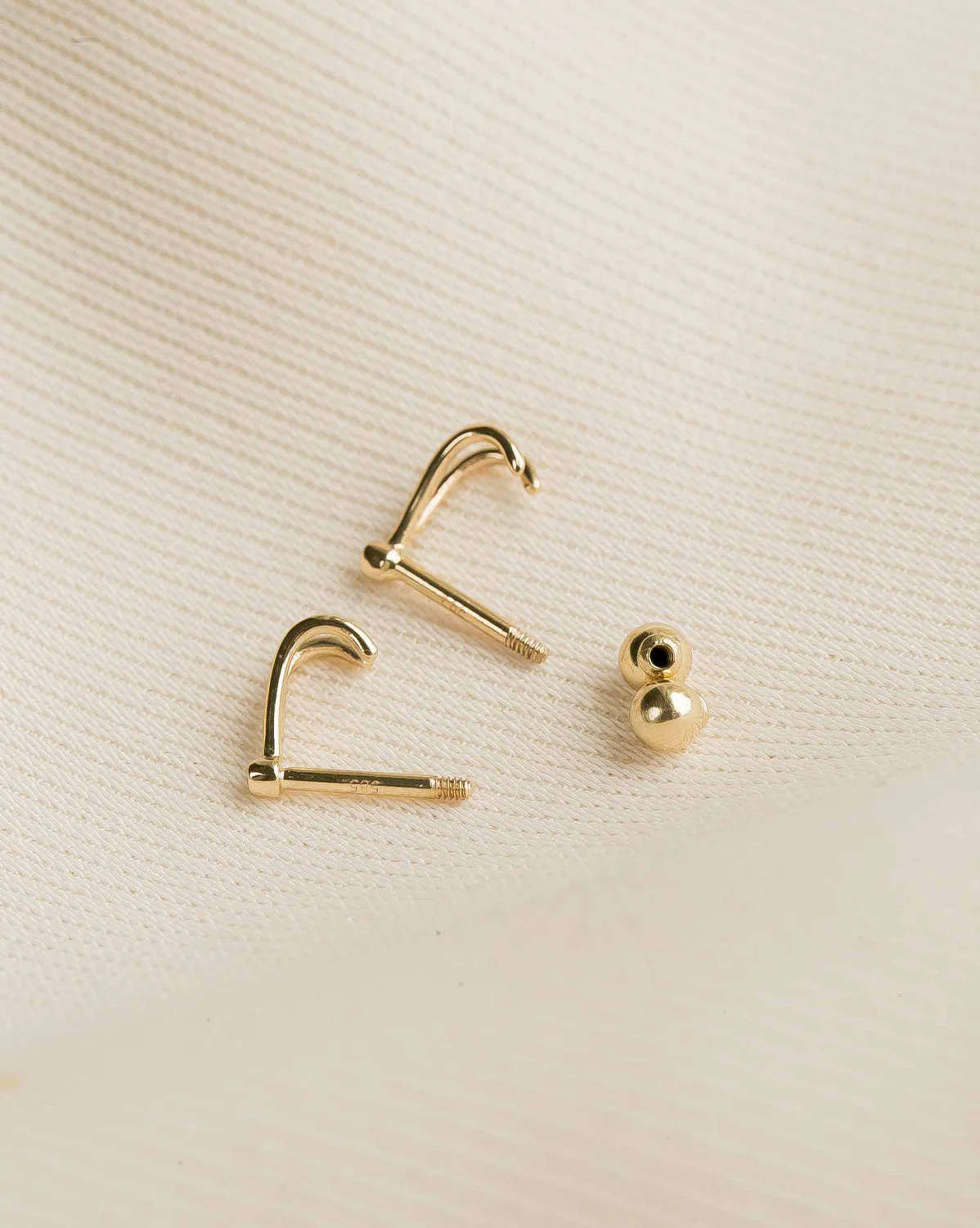 Faye Wishbone Single Stud - Sterling Silver - Image 5