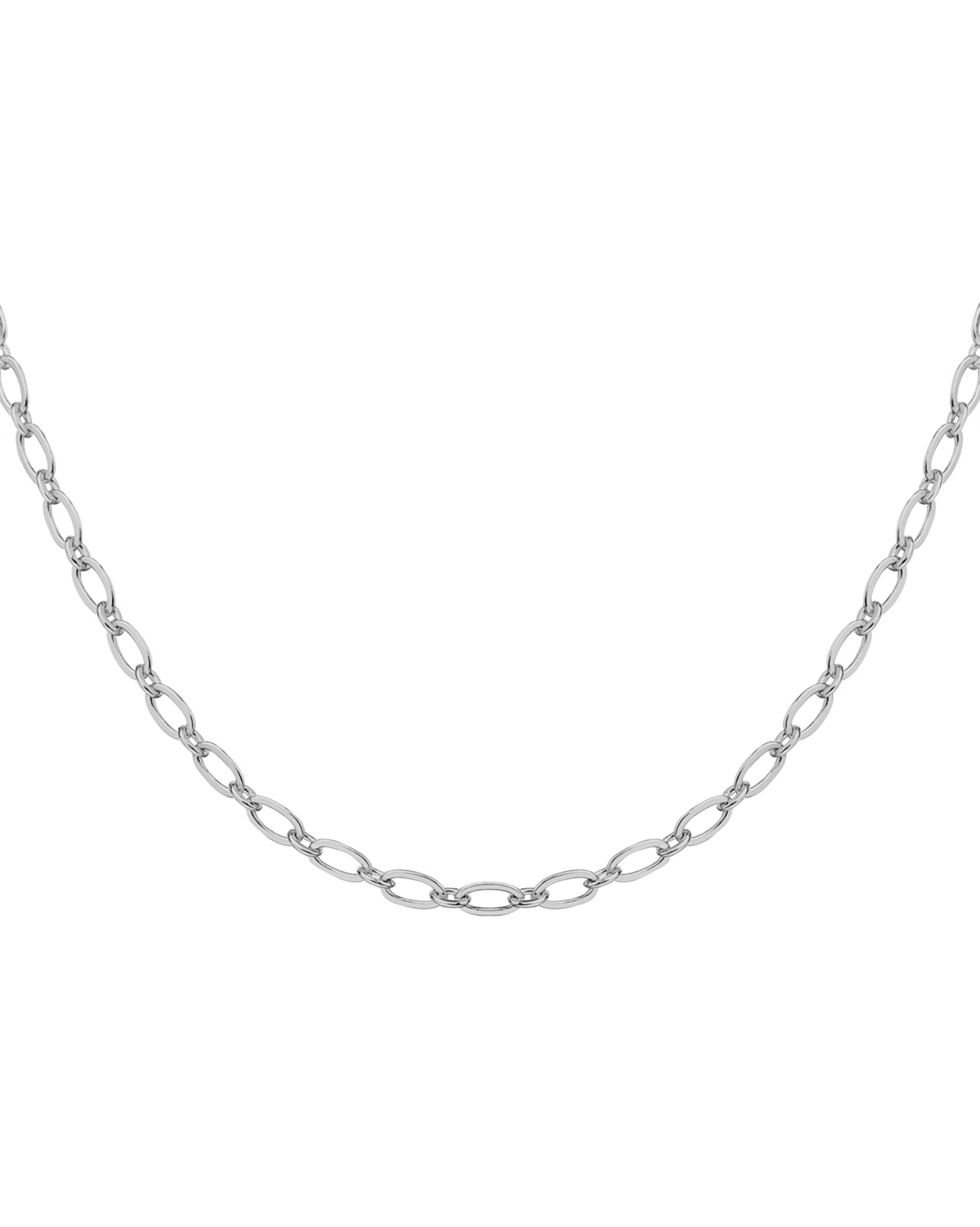 Figaro Charm Necklace - Sterling Silver