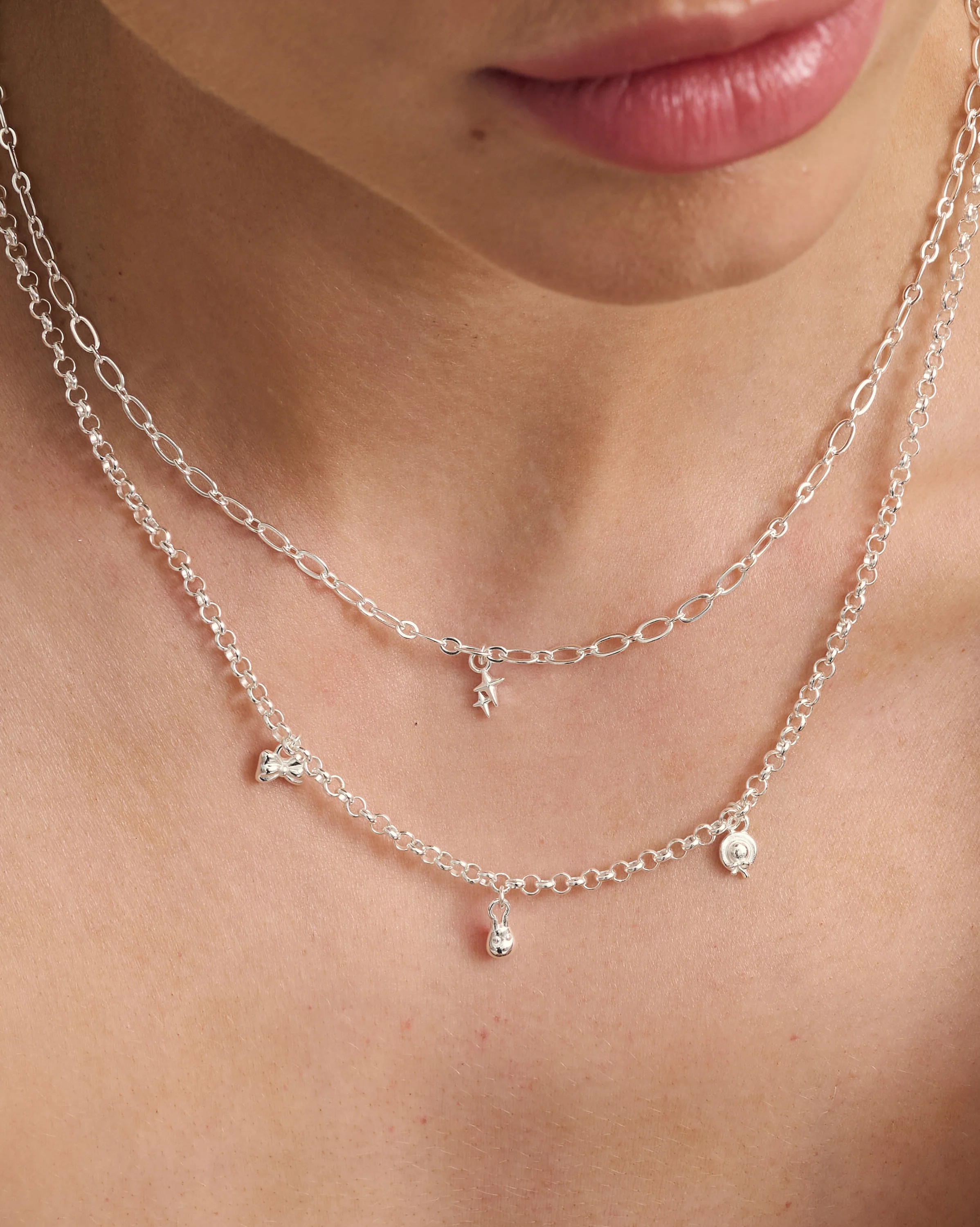 Figaro Charm Necklace - Sterling Silver - Image 9