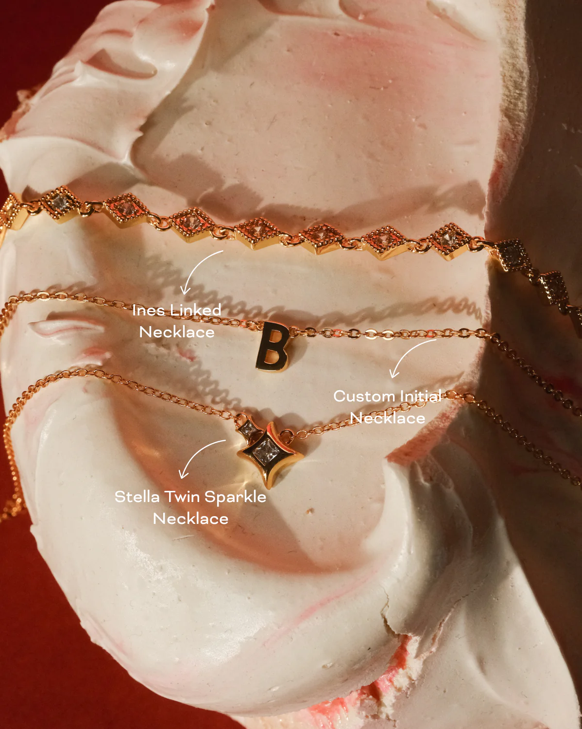 Ines Linked Necklace - Image 3
