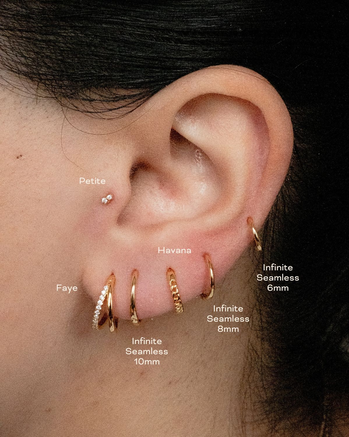 Infinite Seamless Hoop - Sterling Silver - Image 6