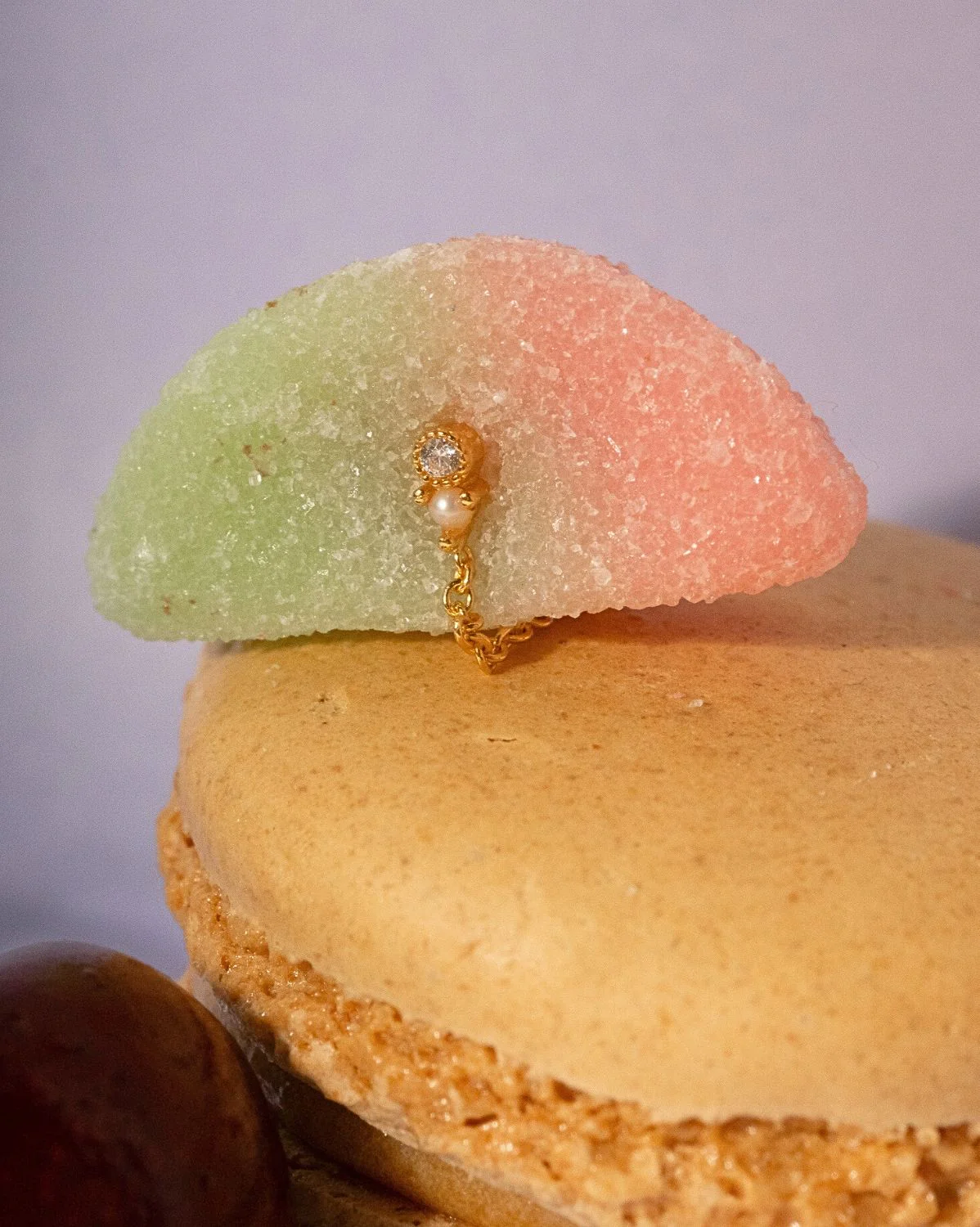 Louise Pearl Chain Studs - Image 5
