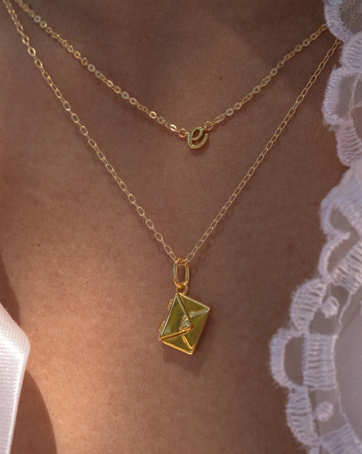 Love Letter Engraved Necklace - Image 3