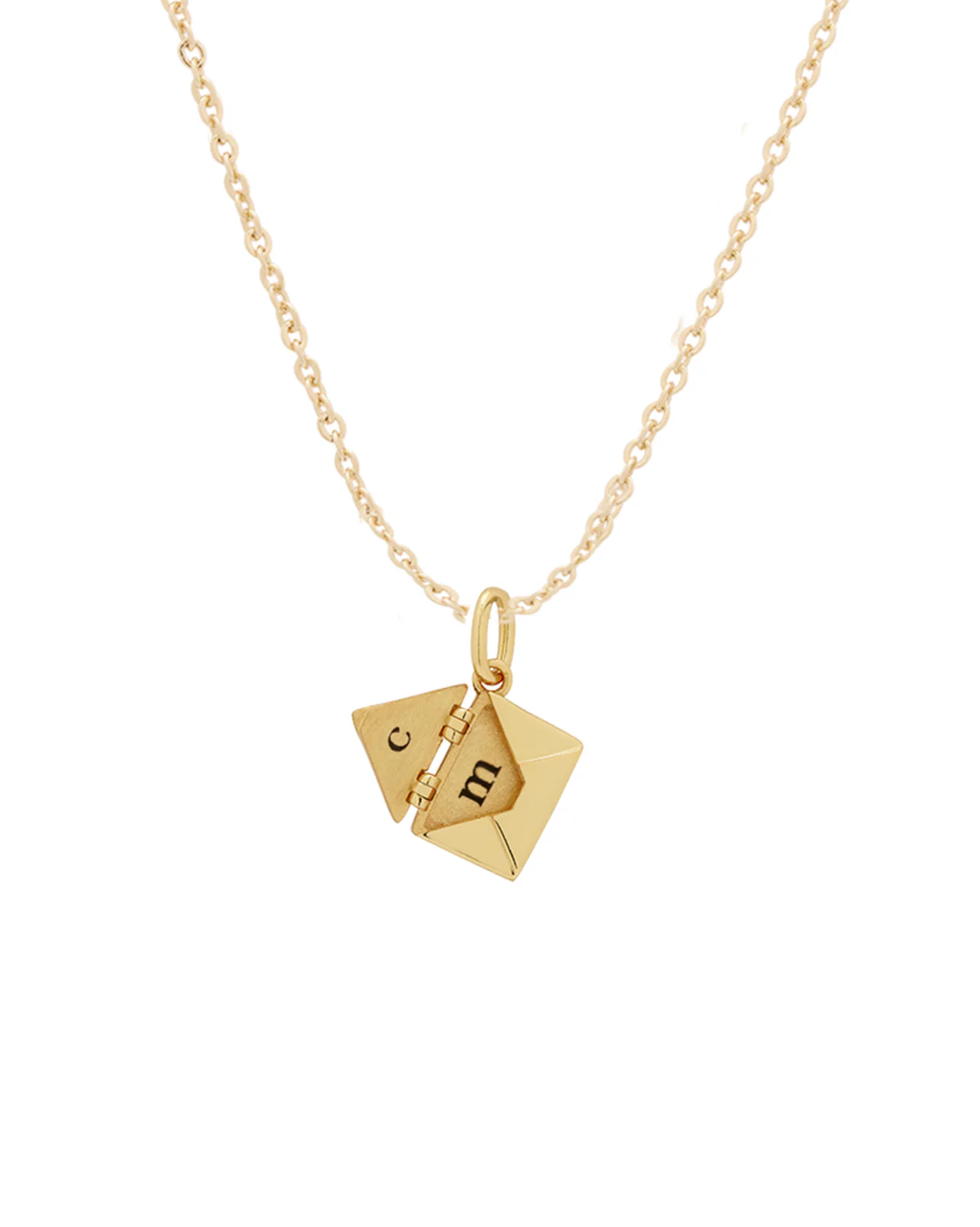 Love Letter Engraved Necklace - Image 7