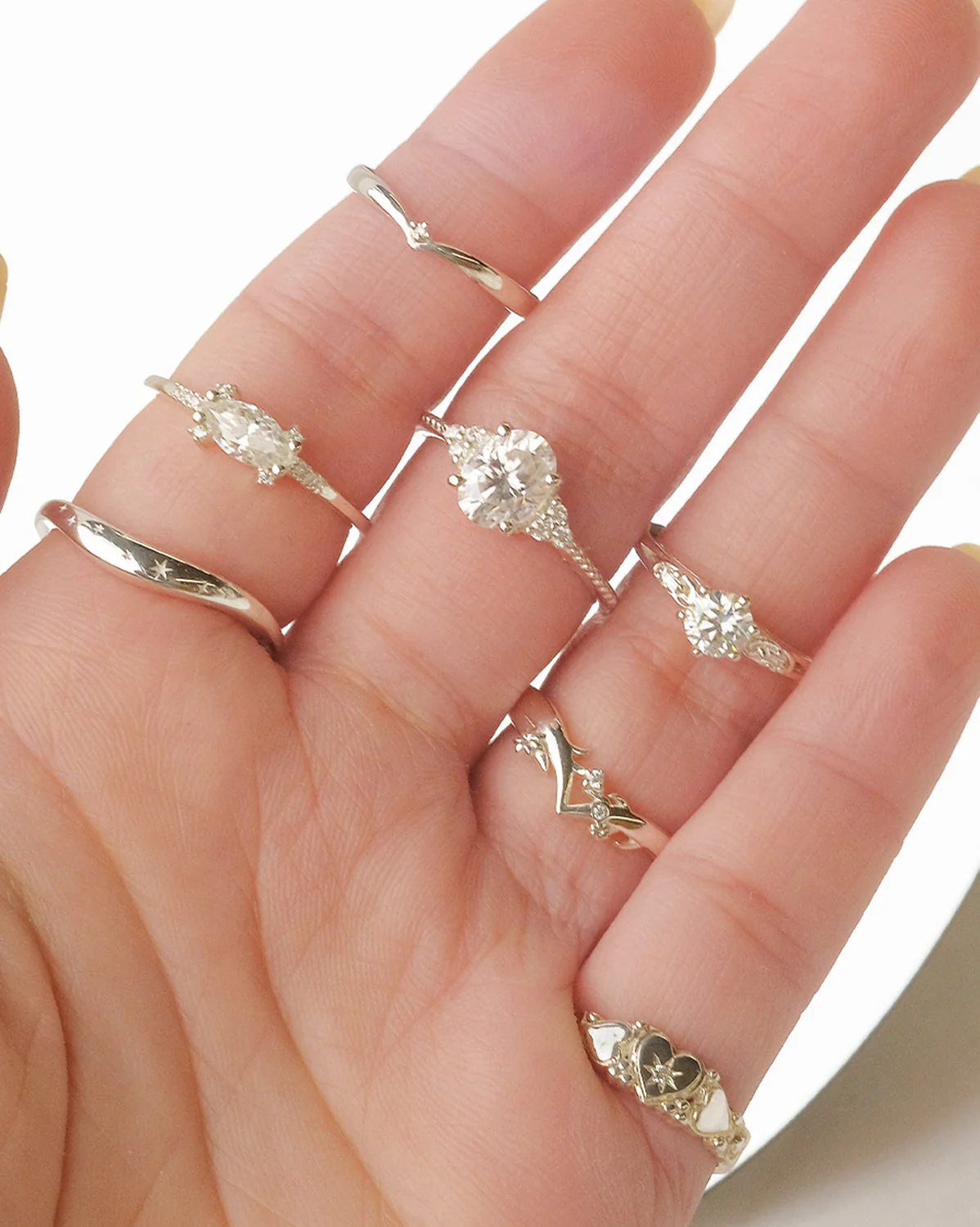 Lovelace Wishbone Ring - Sterling Silver - Image 3