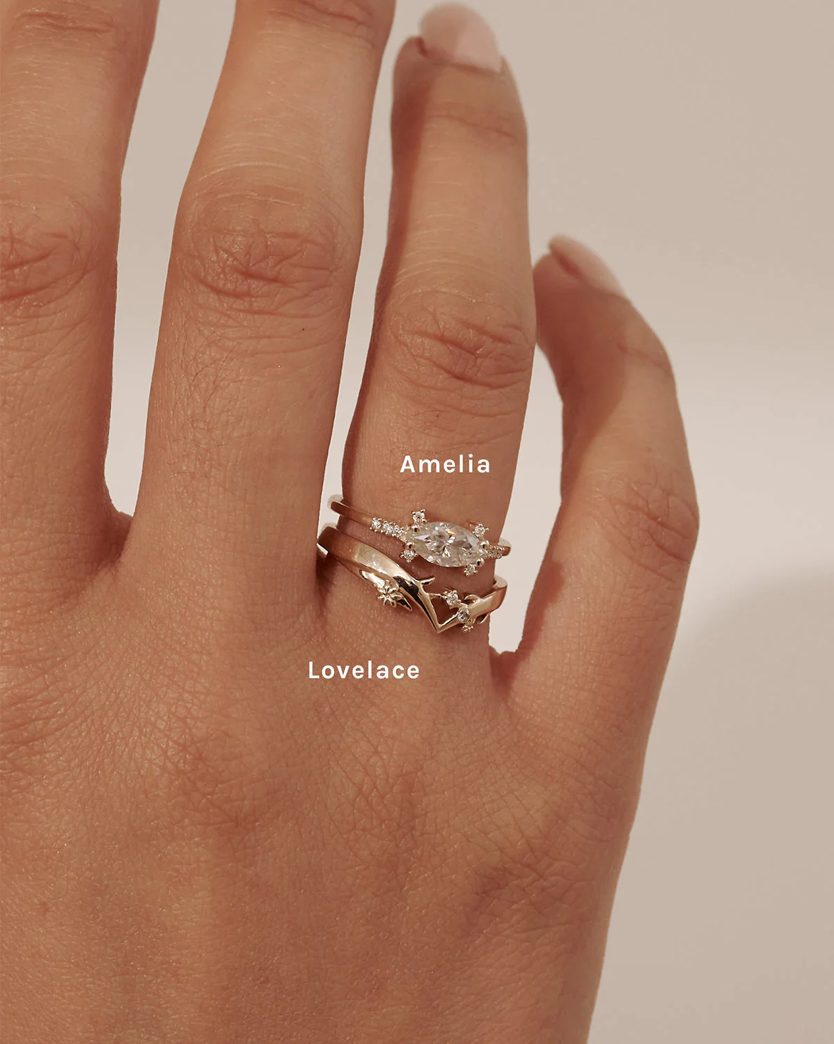 Lovelace Wishbone Ring - Sterling Silver - Image 7