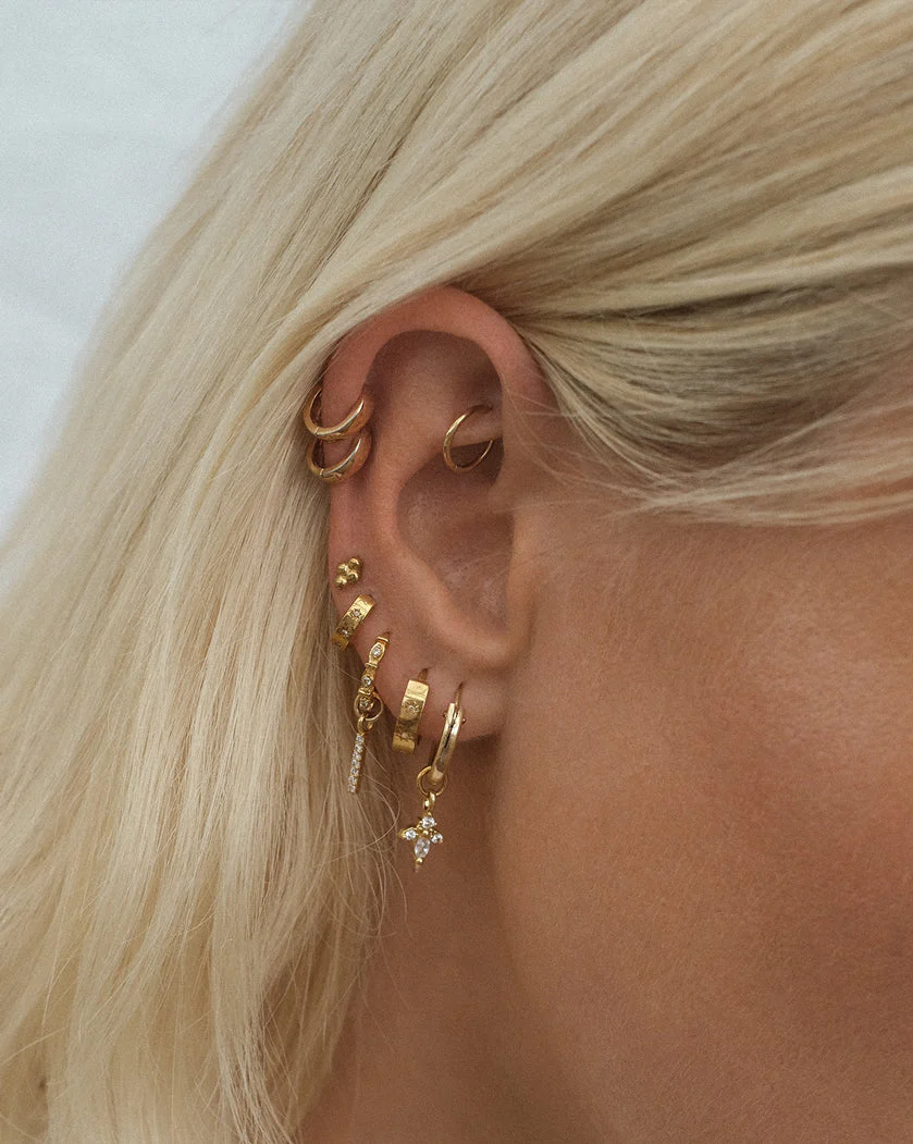 Madame Blanche Huggie Hoops - Image 13
