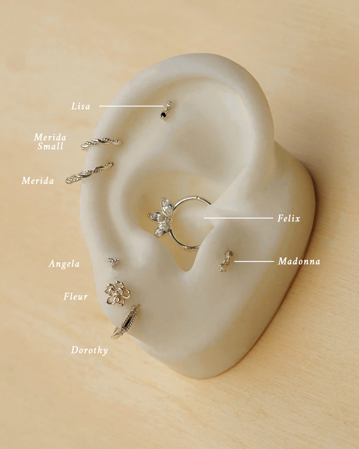 Madonna Tiny Pearl Stud - Sterling Silver - Image 4