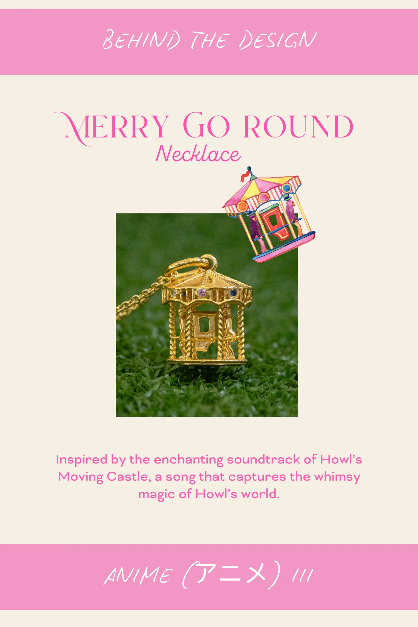 Merry Go Round Pendant Necklace - Image 7
