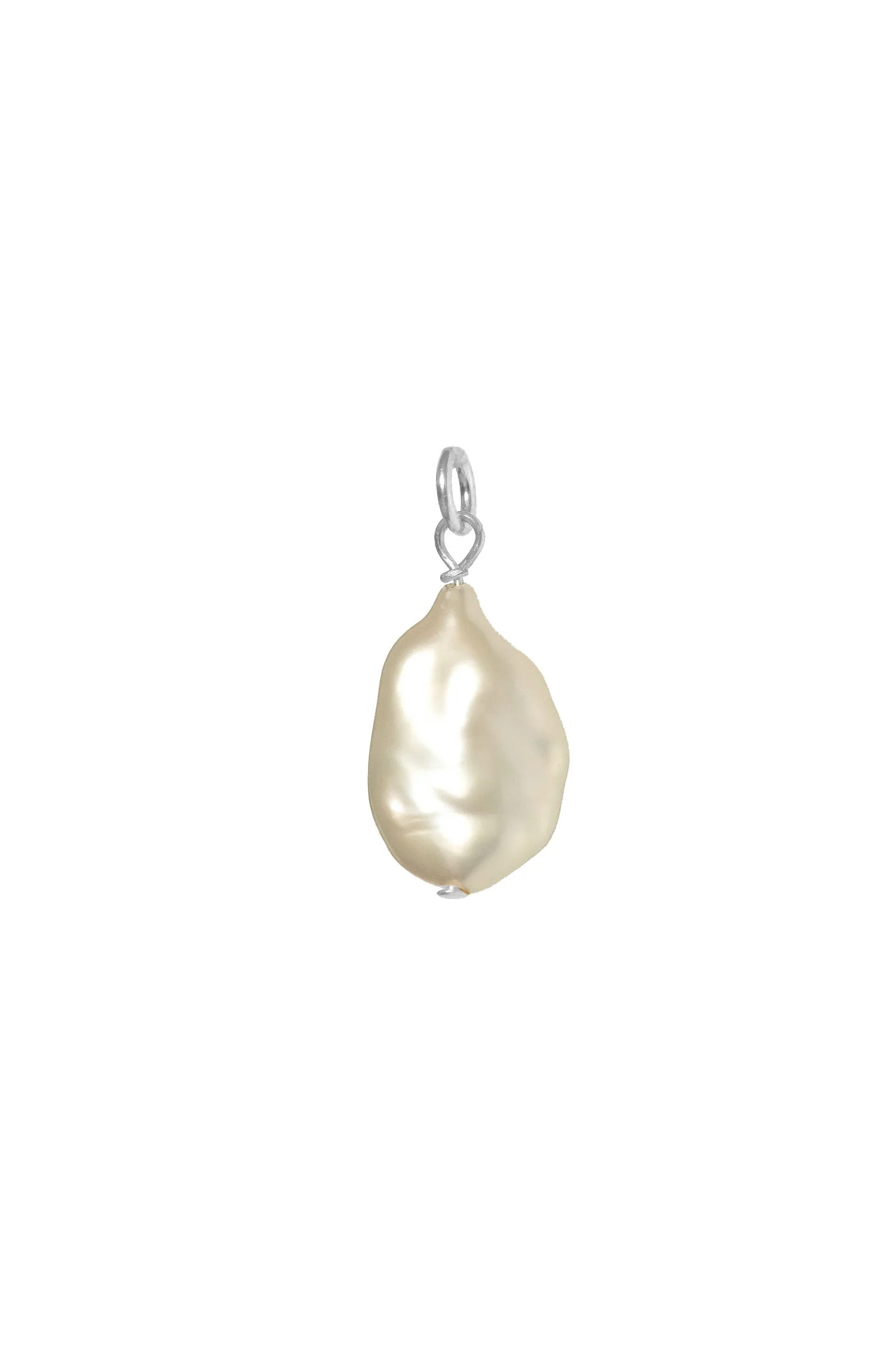 Mix & Match Flat Teardrop Pearl Charm - Image 5