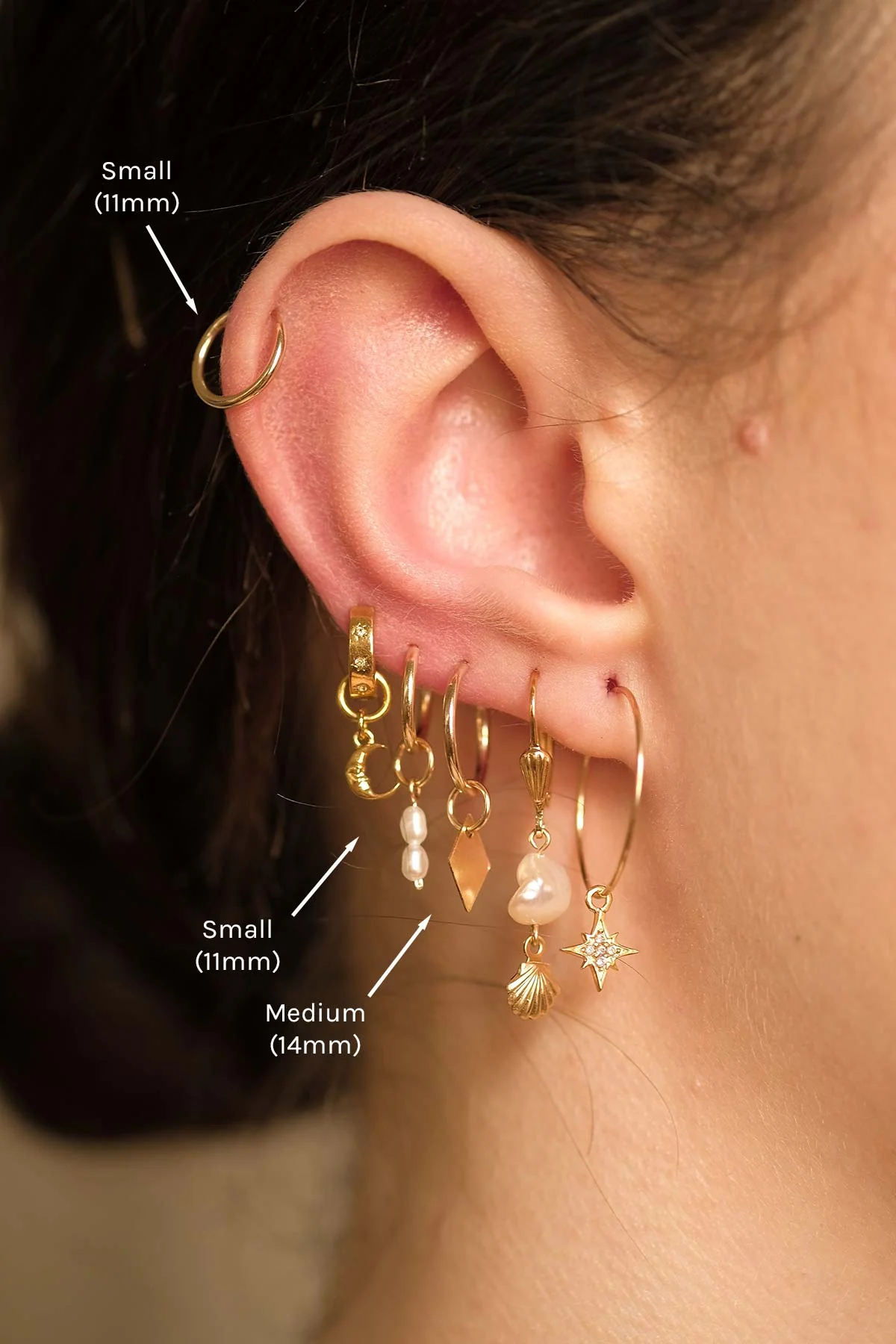 Mix & Match Medium Infinite Hoops (14mm) - Image 4