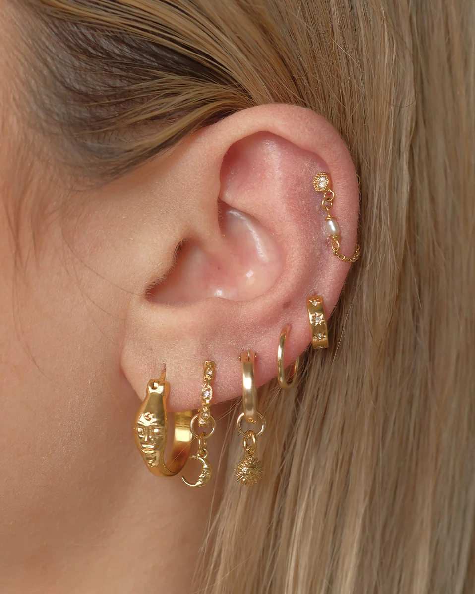Mix & Match Small Latch Hoops (13mm) - Sterling Silver - Image 5