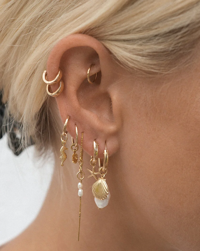 Mix & Match Small Latch Hoops (13mm) - Sterling Silver - Image 7