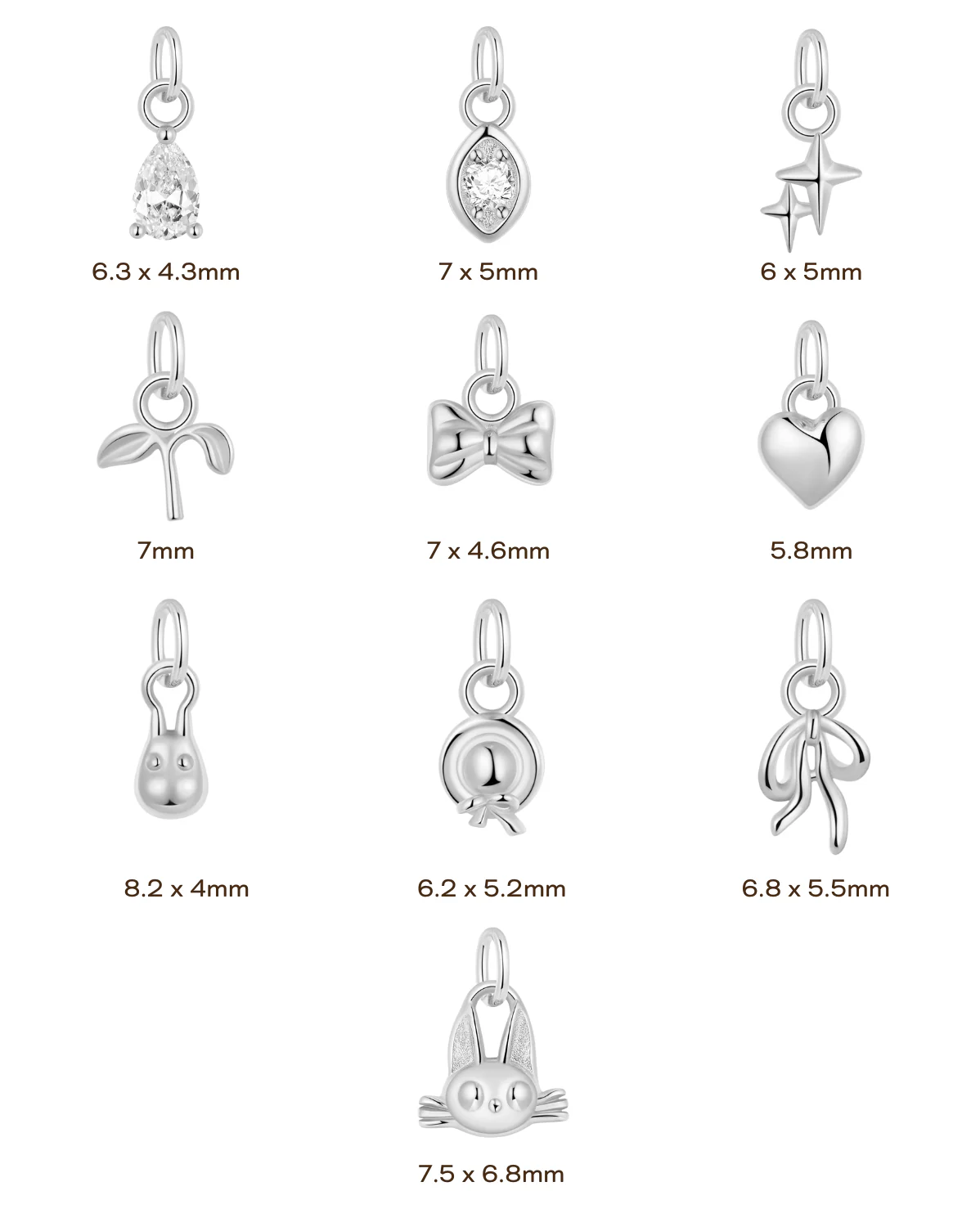 Figaro Charm Bracelet - Sterling Silver - Image 6