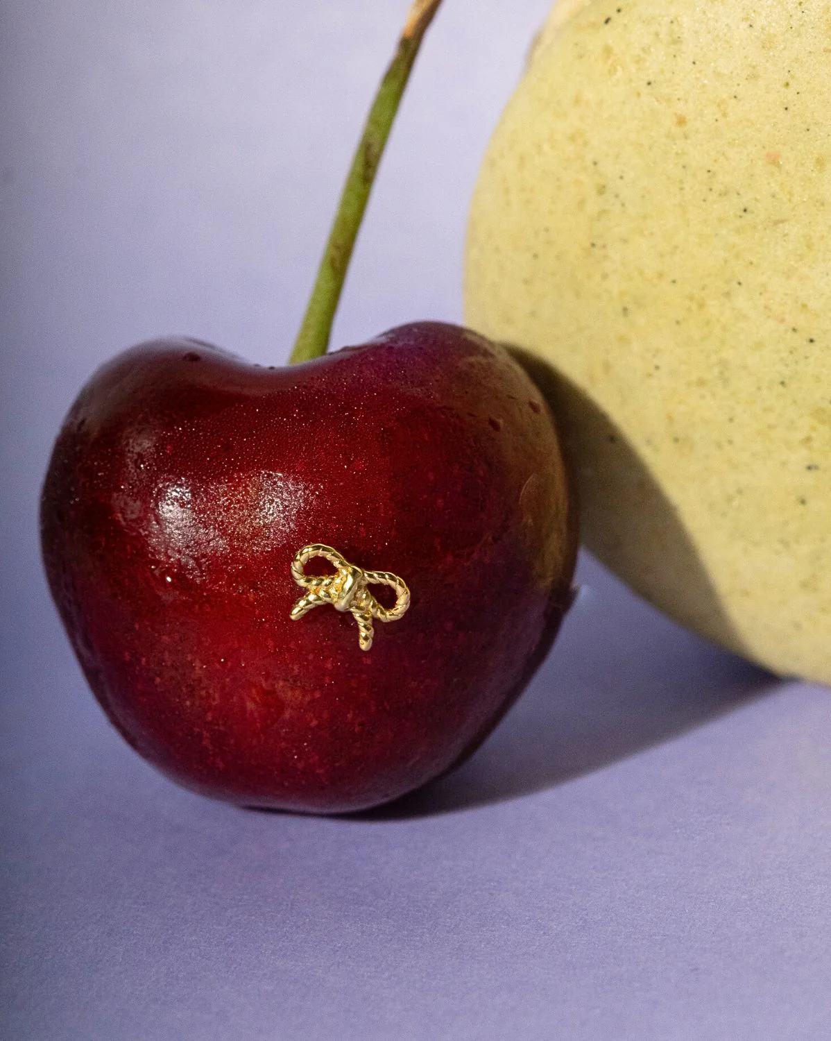 Rope Bow Piercing Stud - Image 2