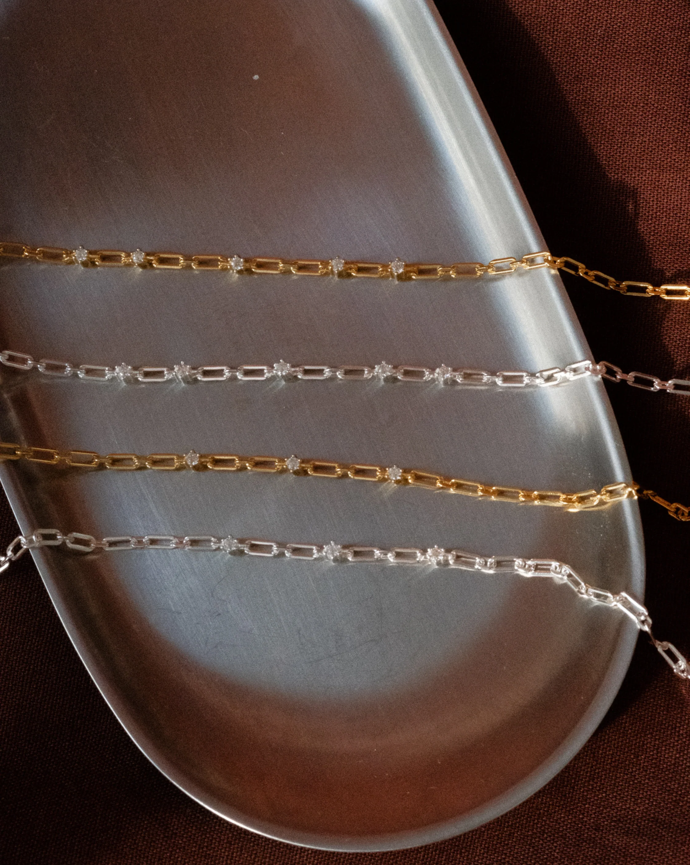 Satellite Paperclip Necklace - Sterling Silver - Image 7