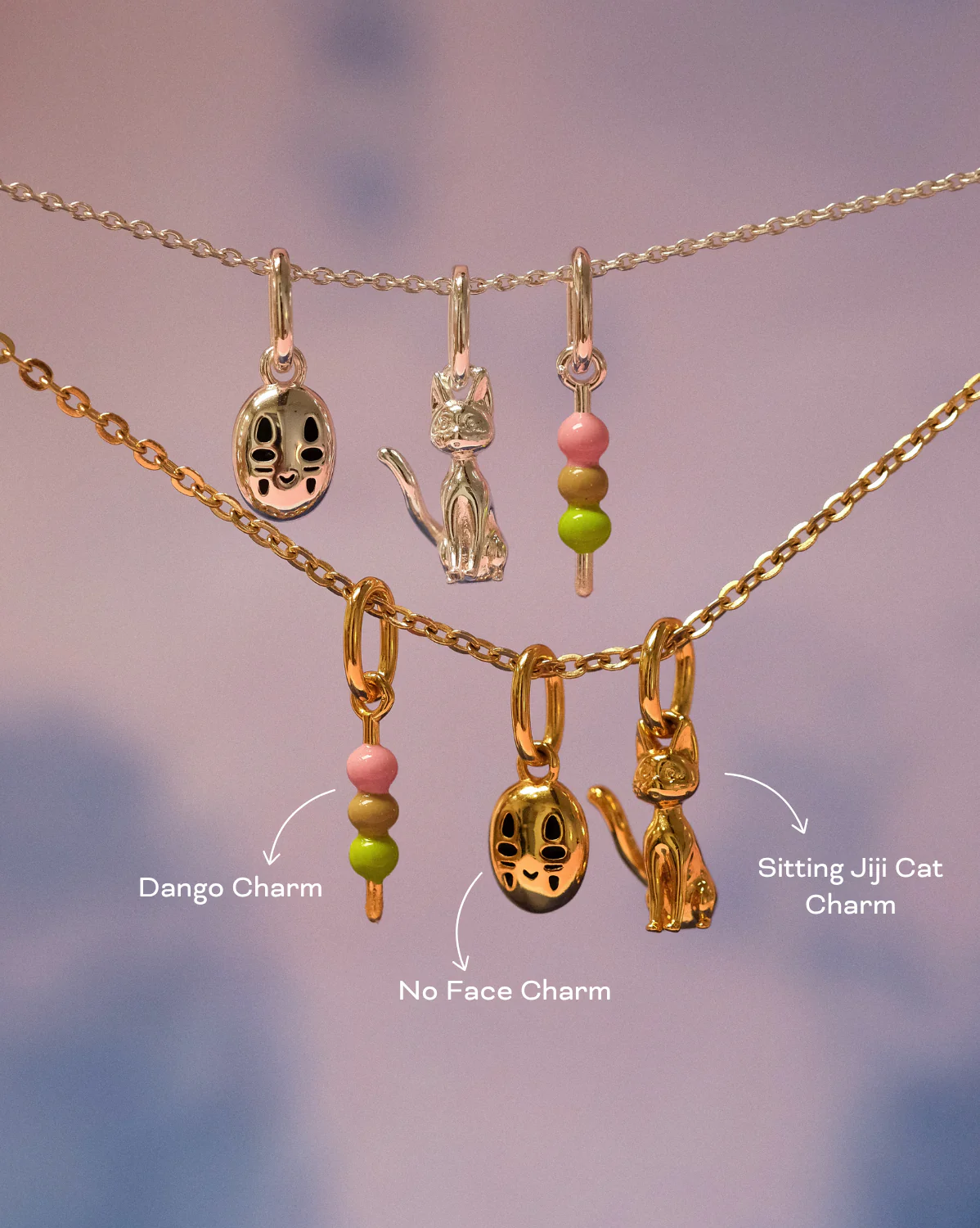 Solid Gold Dango Charm - Image 6