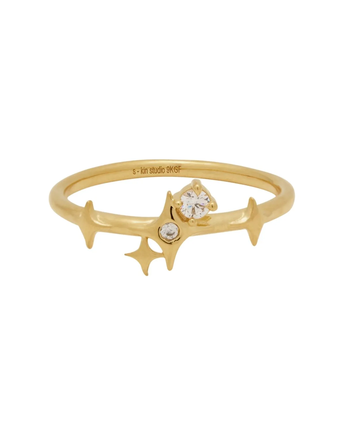 Solid Gold Elira Sparkle Ring - Image 12