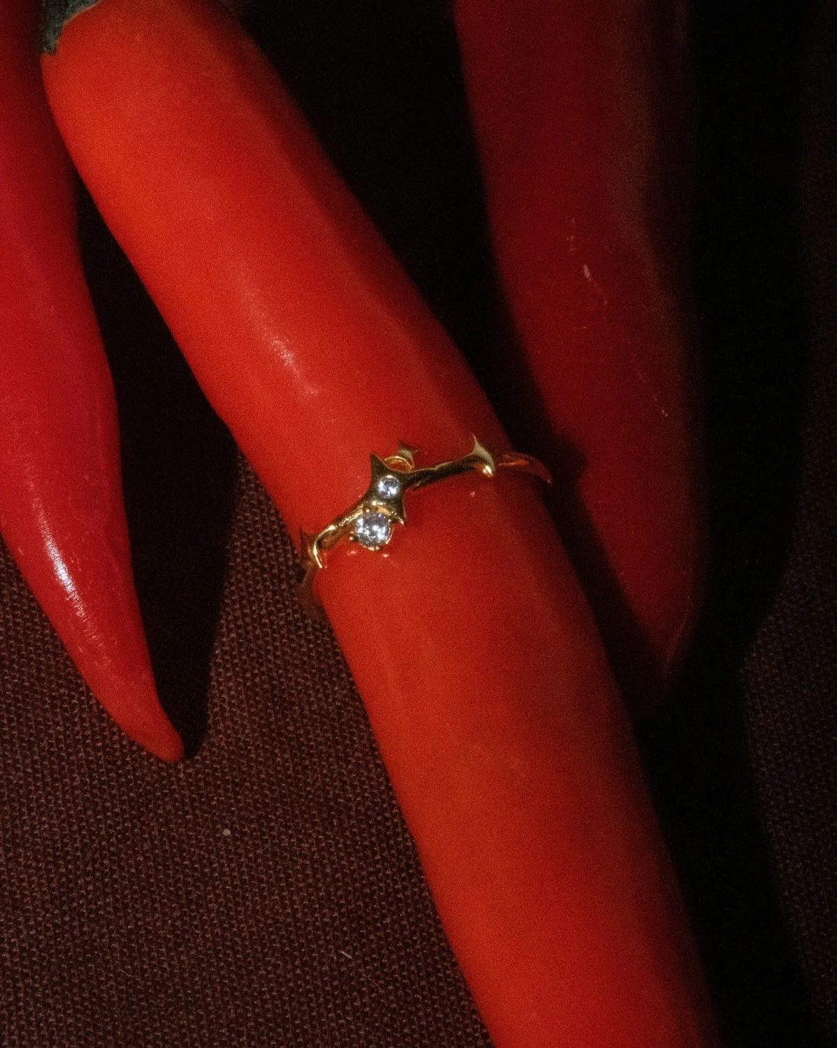 Solid Gold Elira Sparkle Ring - Image 4