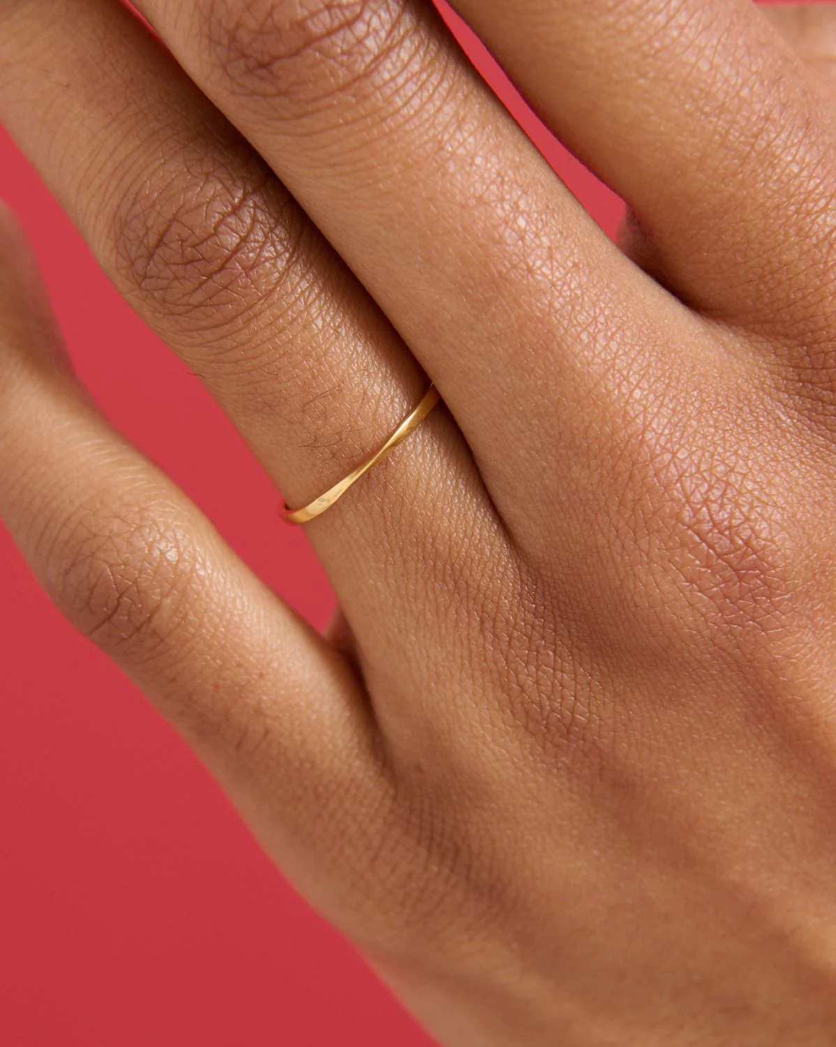 Solid Gold Sloane Twist Ring - Image 2