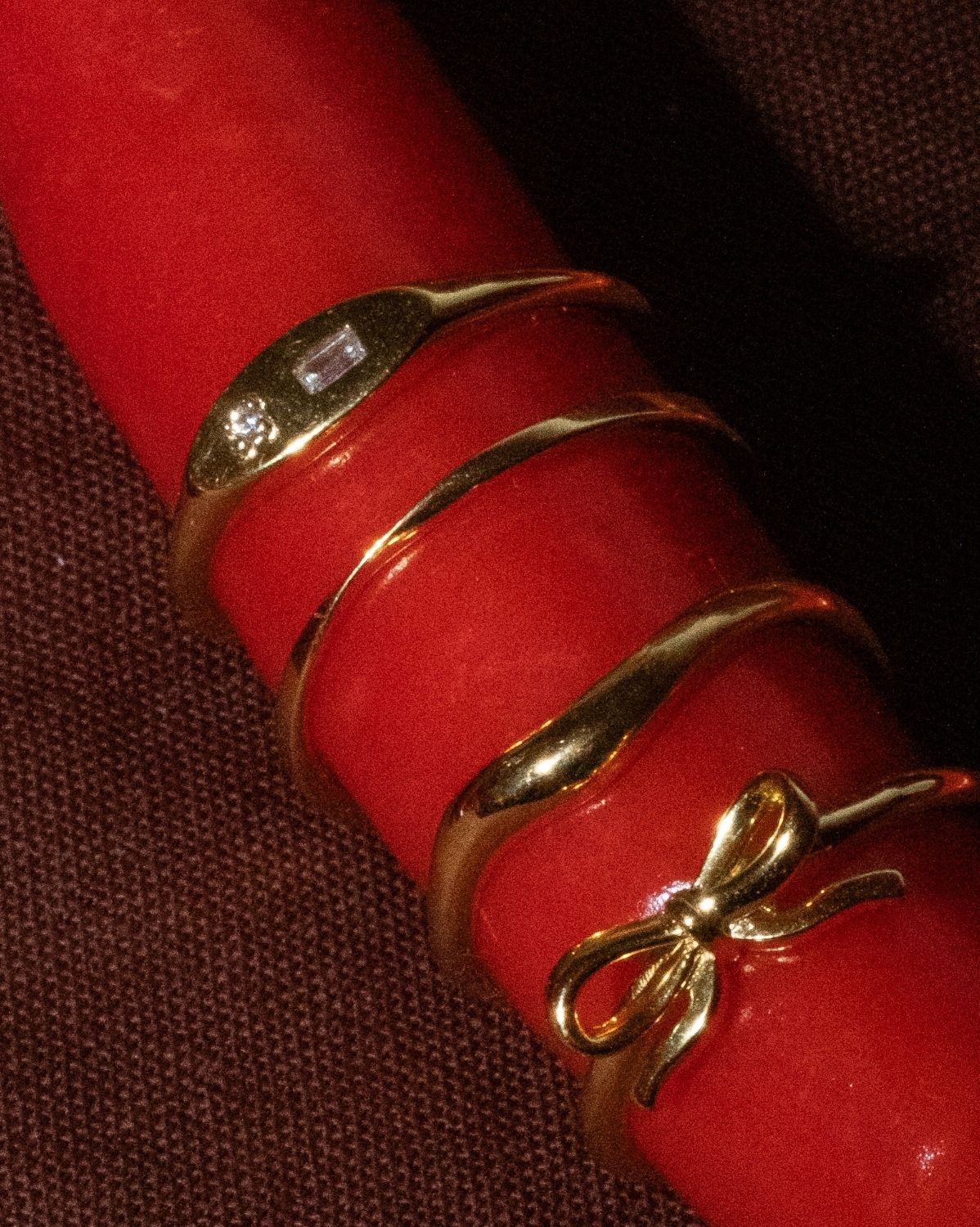Solid Gold Sloane Twist Ring - Image 9