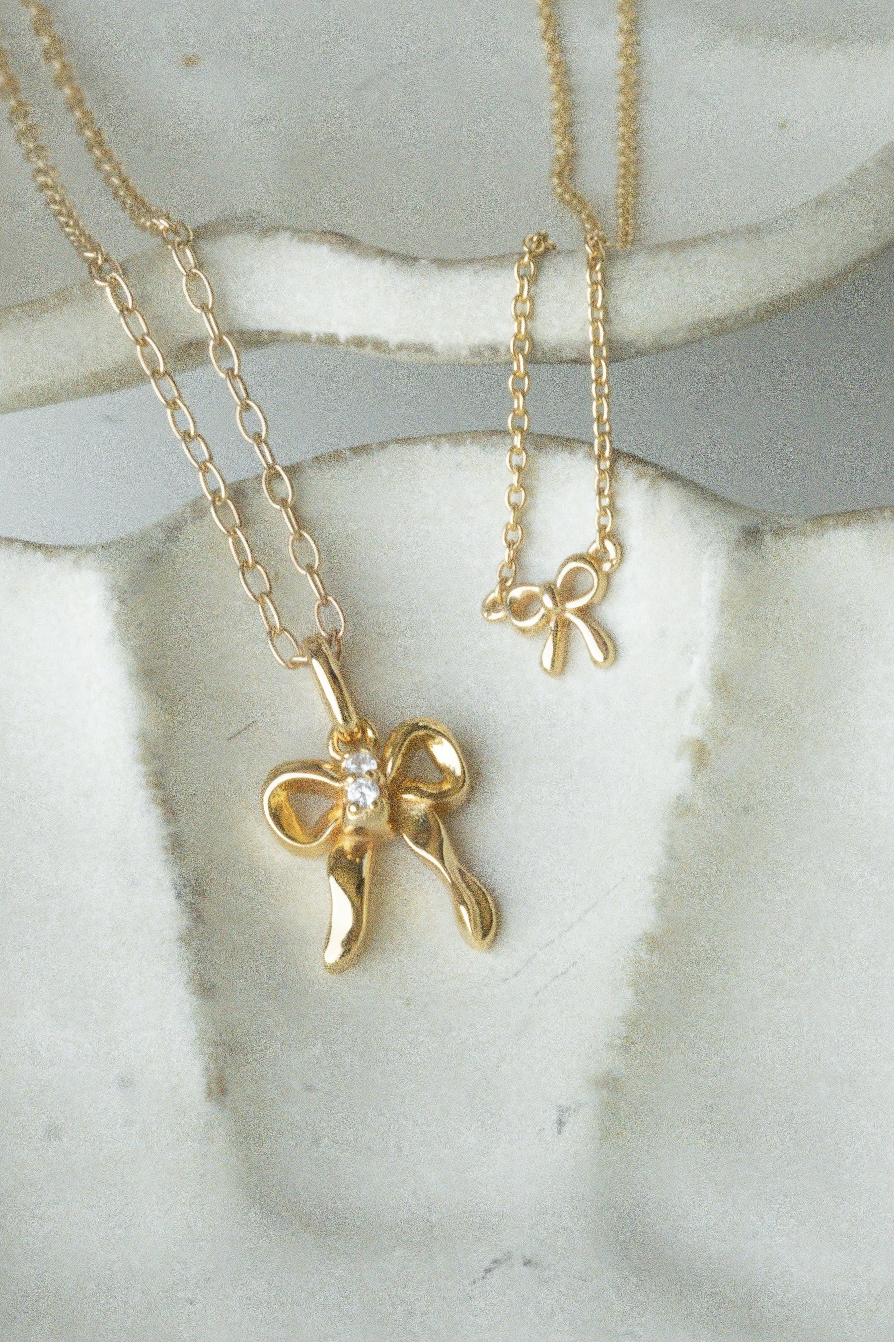 Take A Bow Pendant Necklace - Image 8